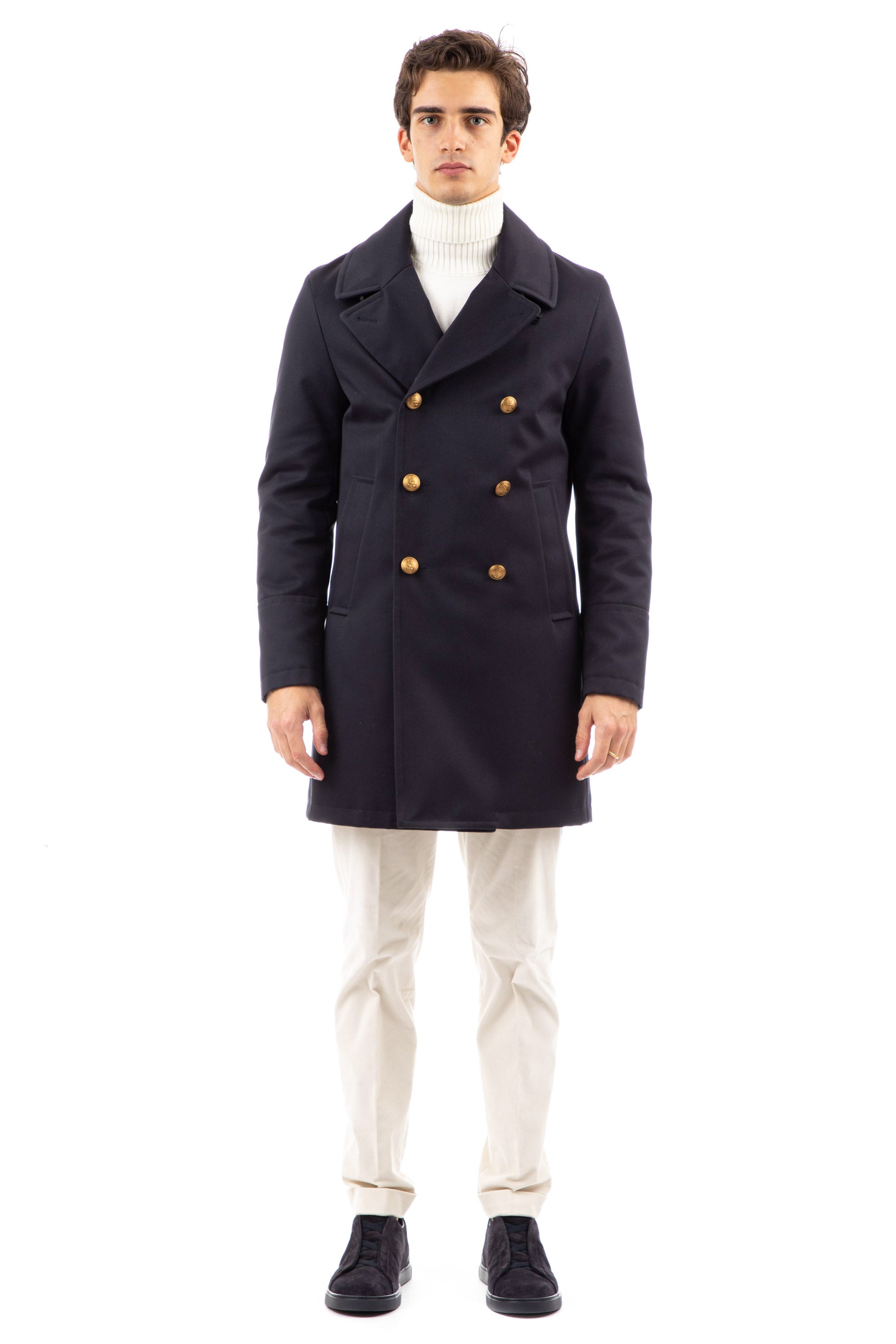 Long peacoat mod. Genoa