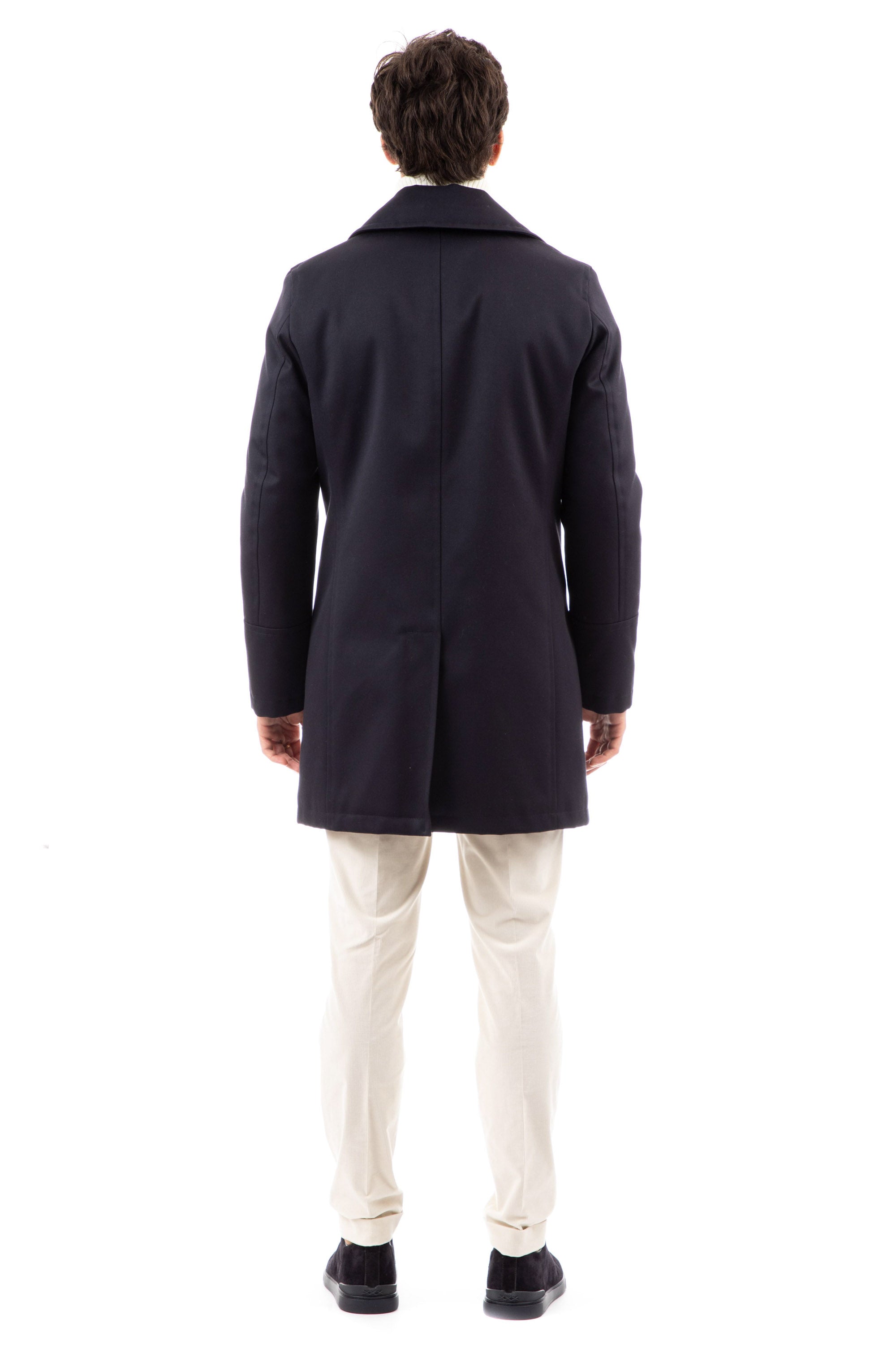 Long peacoat mod. Genoa