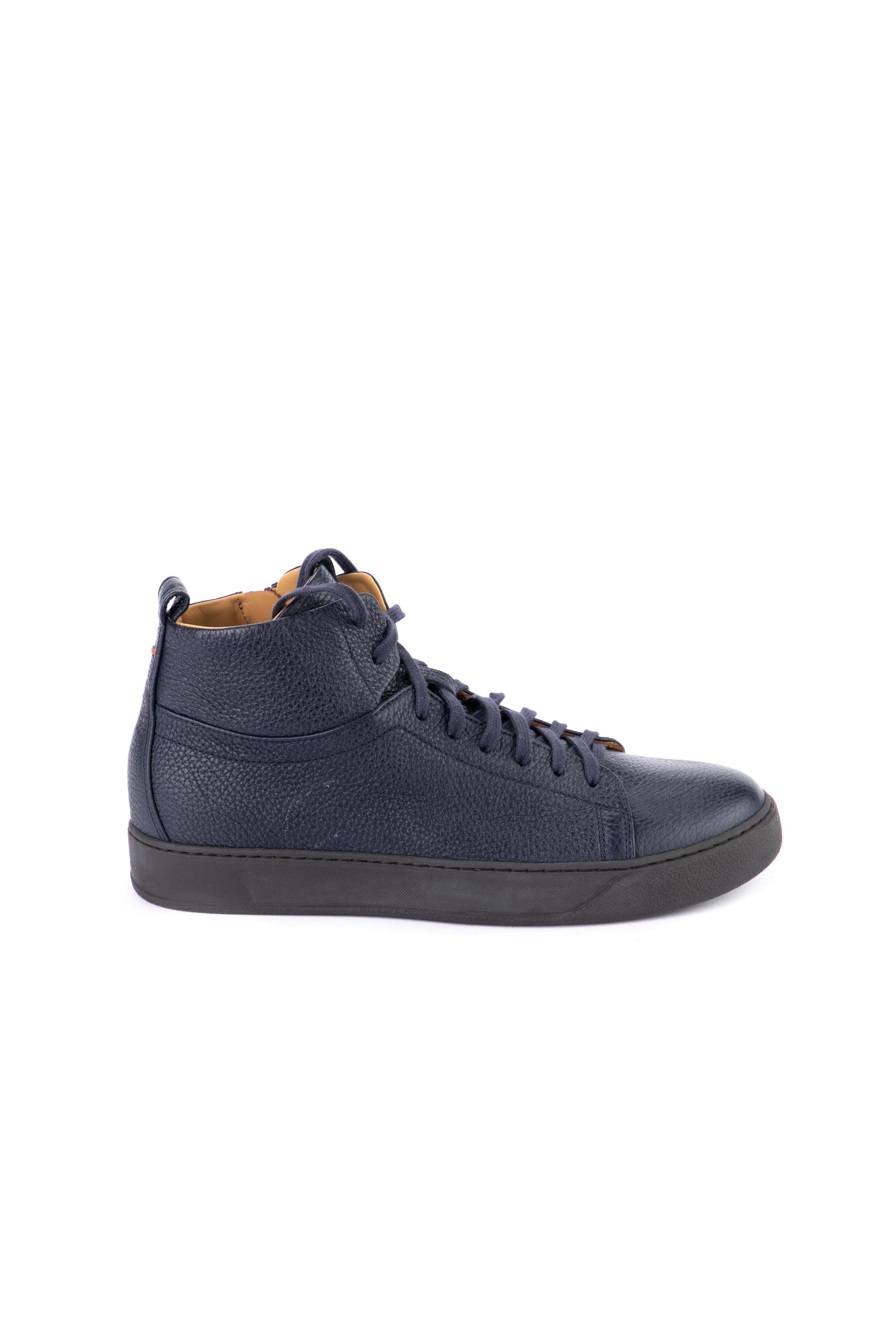 Sneaker mid top in pelle di cervo dakota