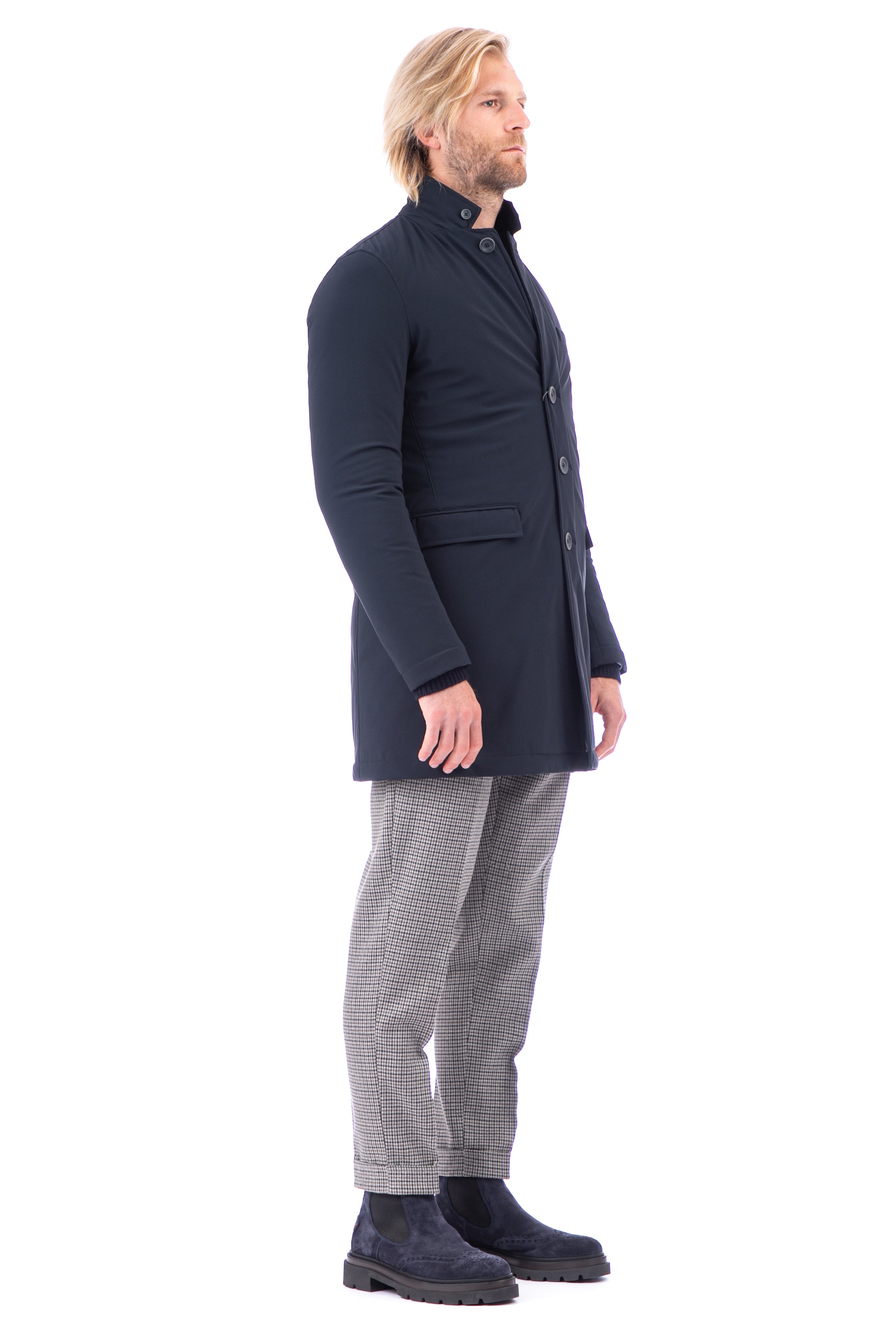 Sub zero bi-stretch nylon coat