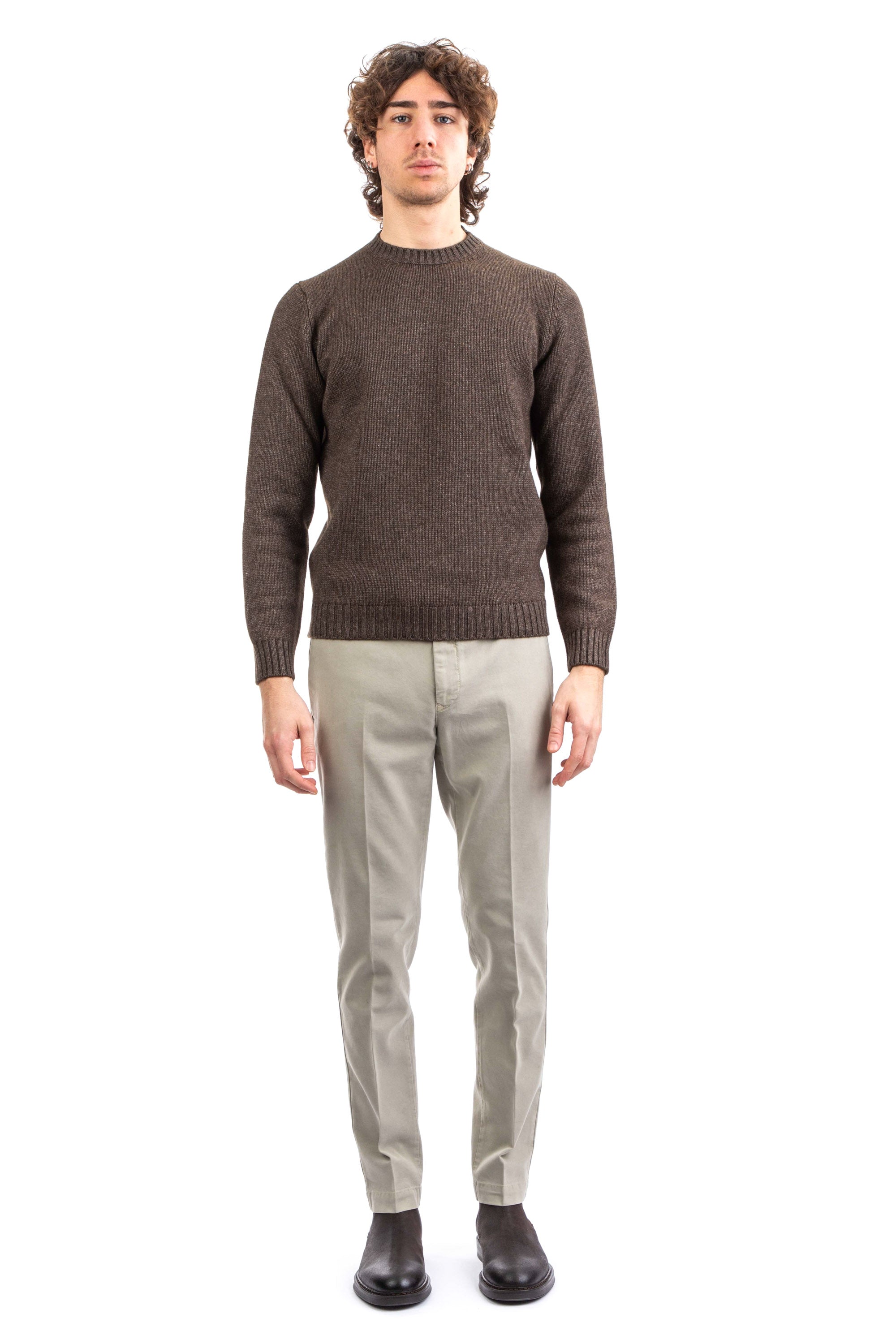 Girocollo in lana-cashmere finezza 5