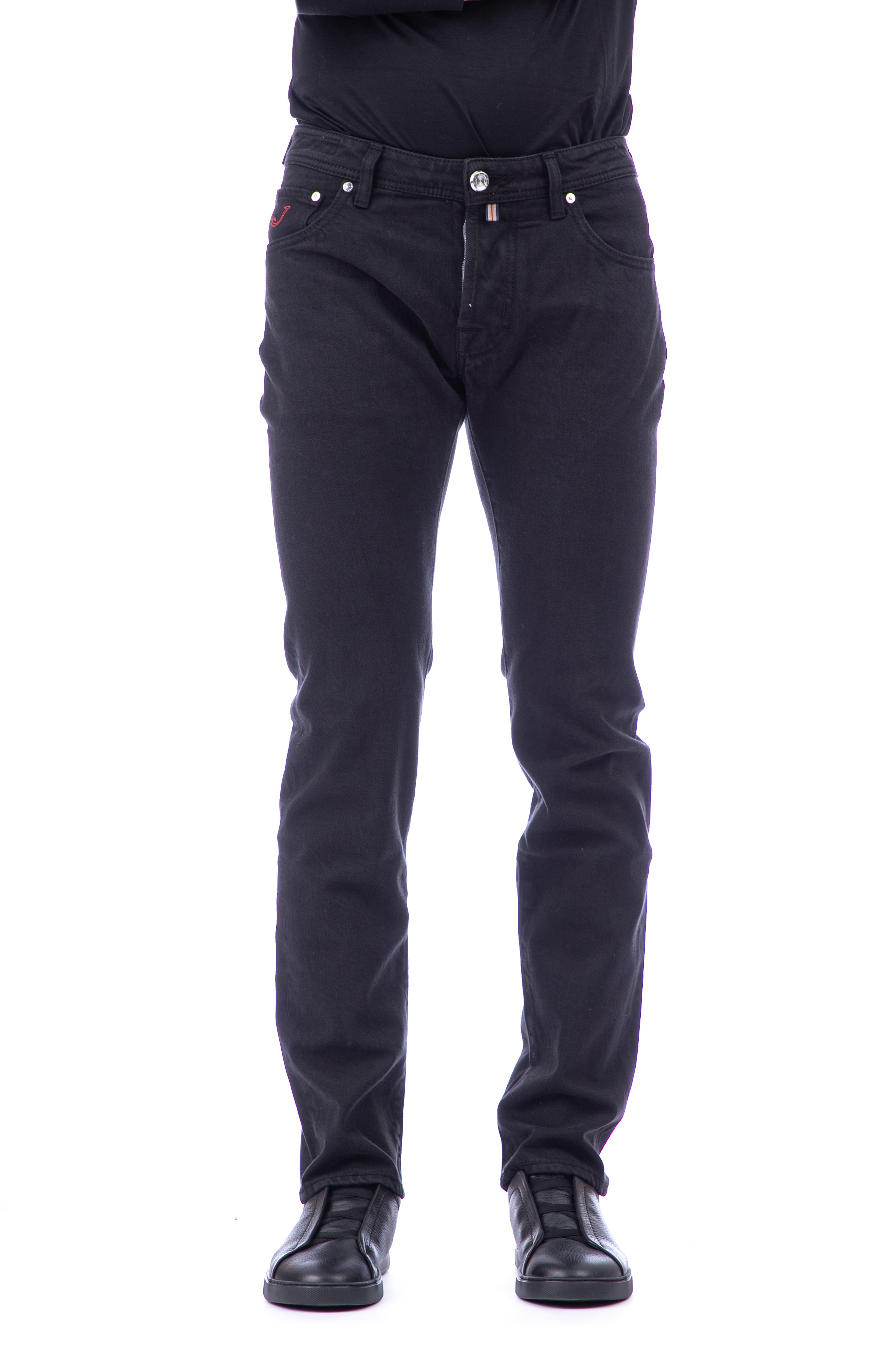 Schwarze Nick-Fit-Jeans in limitierter Auflage