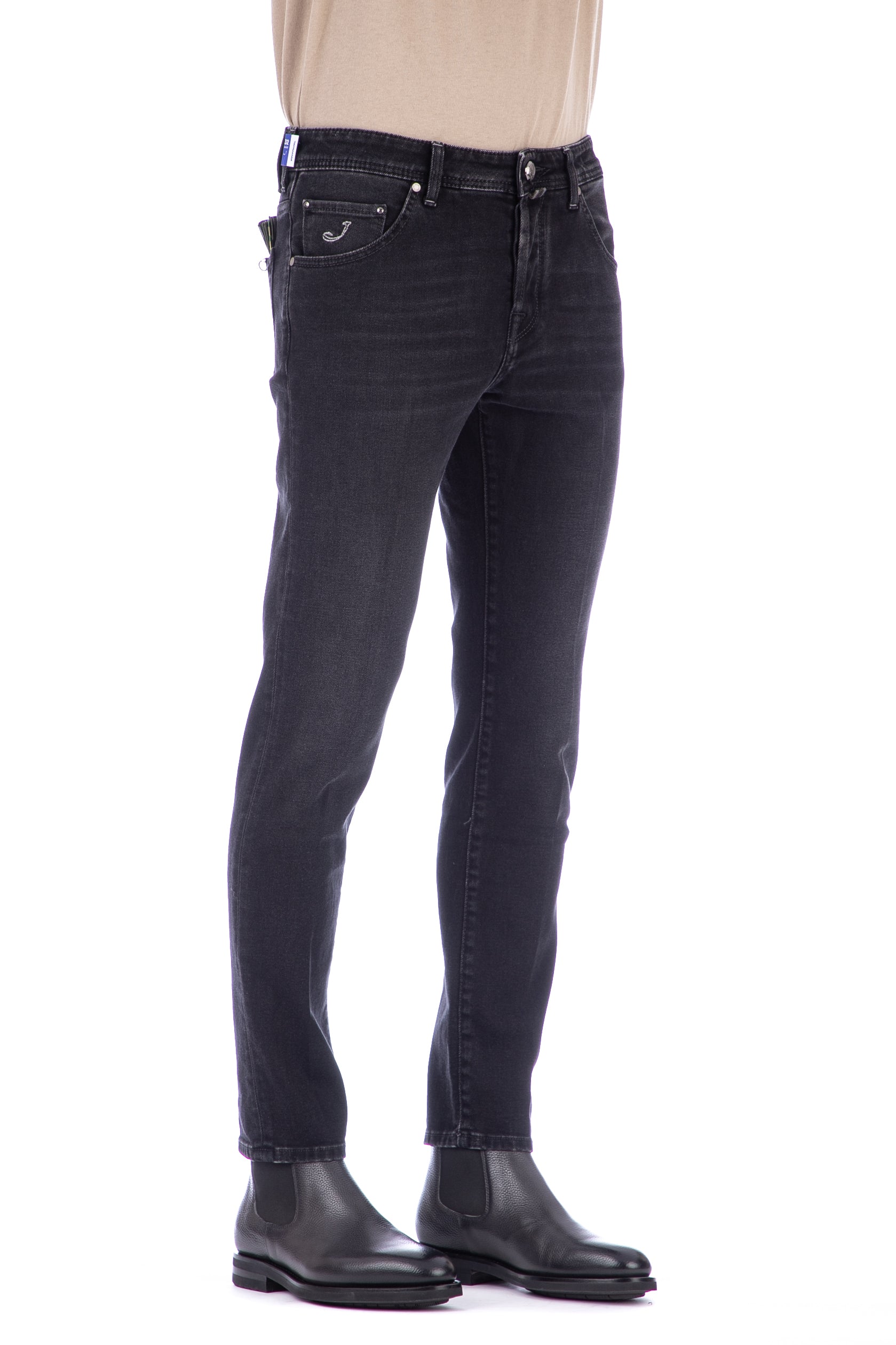 Jeans nero etichetta grigia scott fit