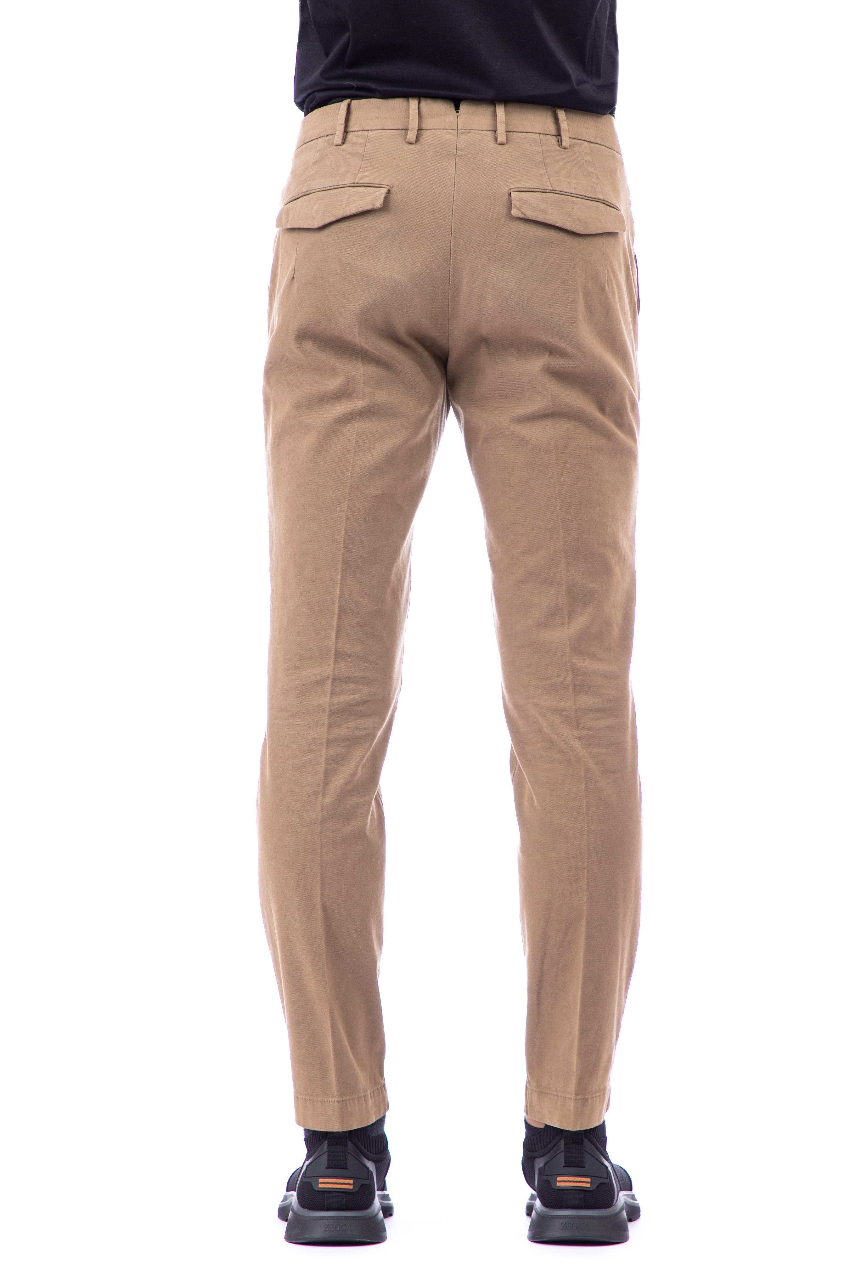 Pantalone in stretch twill di cotone master fit