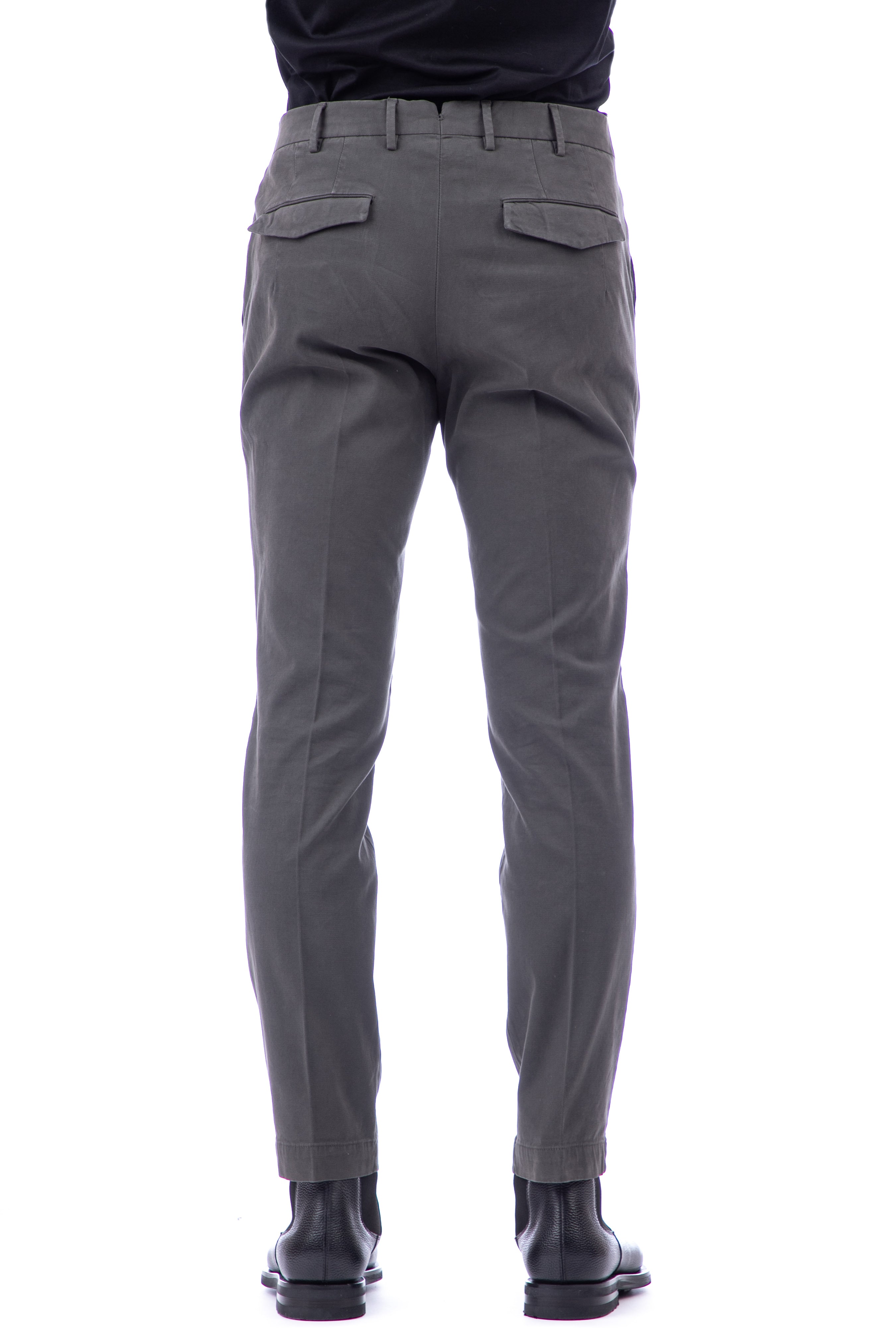 Pantalone in stretch twill di cotone master fit<BR/>