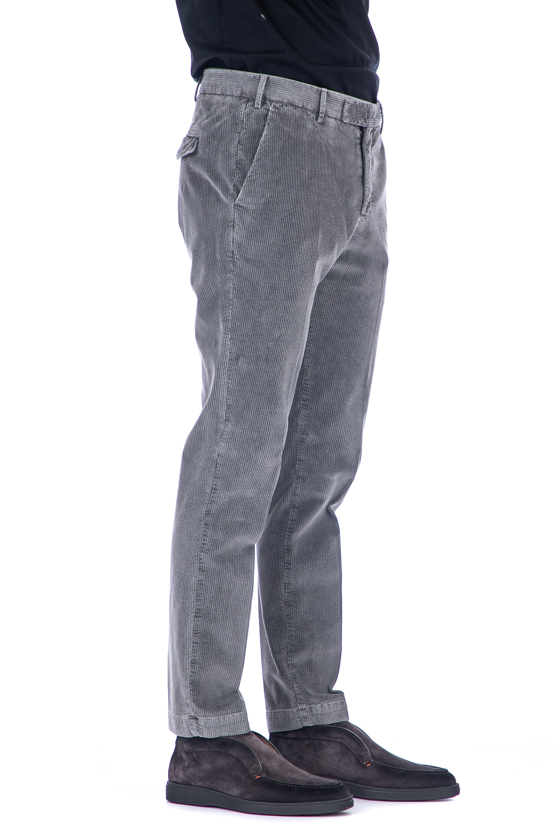 Pantalone in velluto 500 righe cotone-lyocel master fit