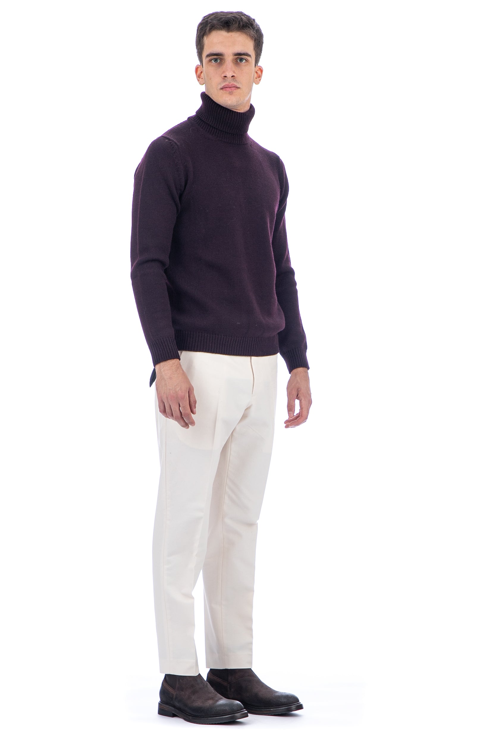 Merino wool turtleneck sweater