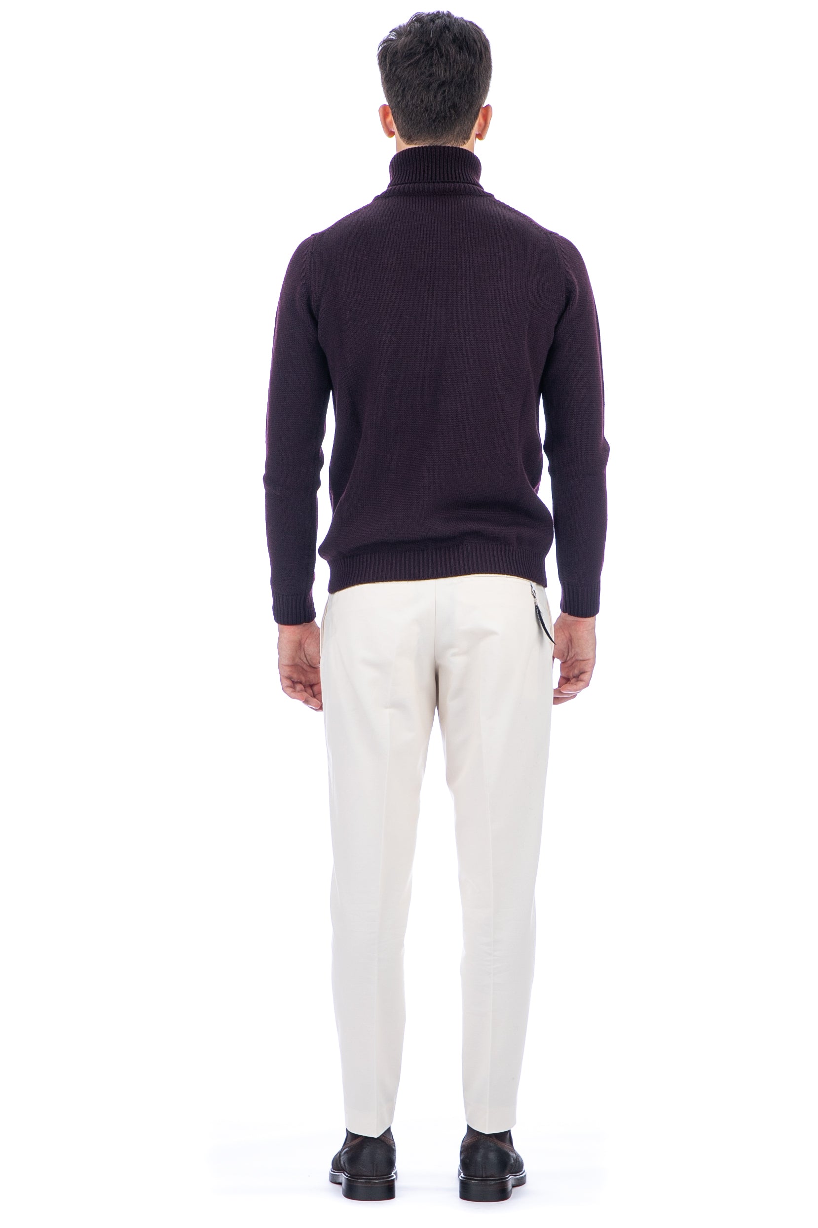 Merino wool turtleneck sweater