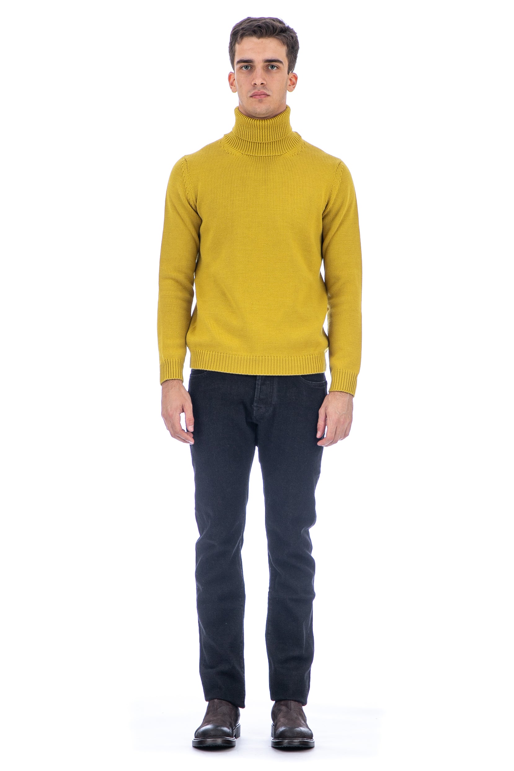 Merino wool turtleneck sweater