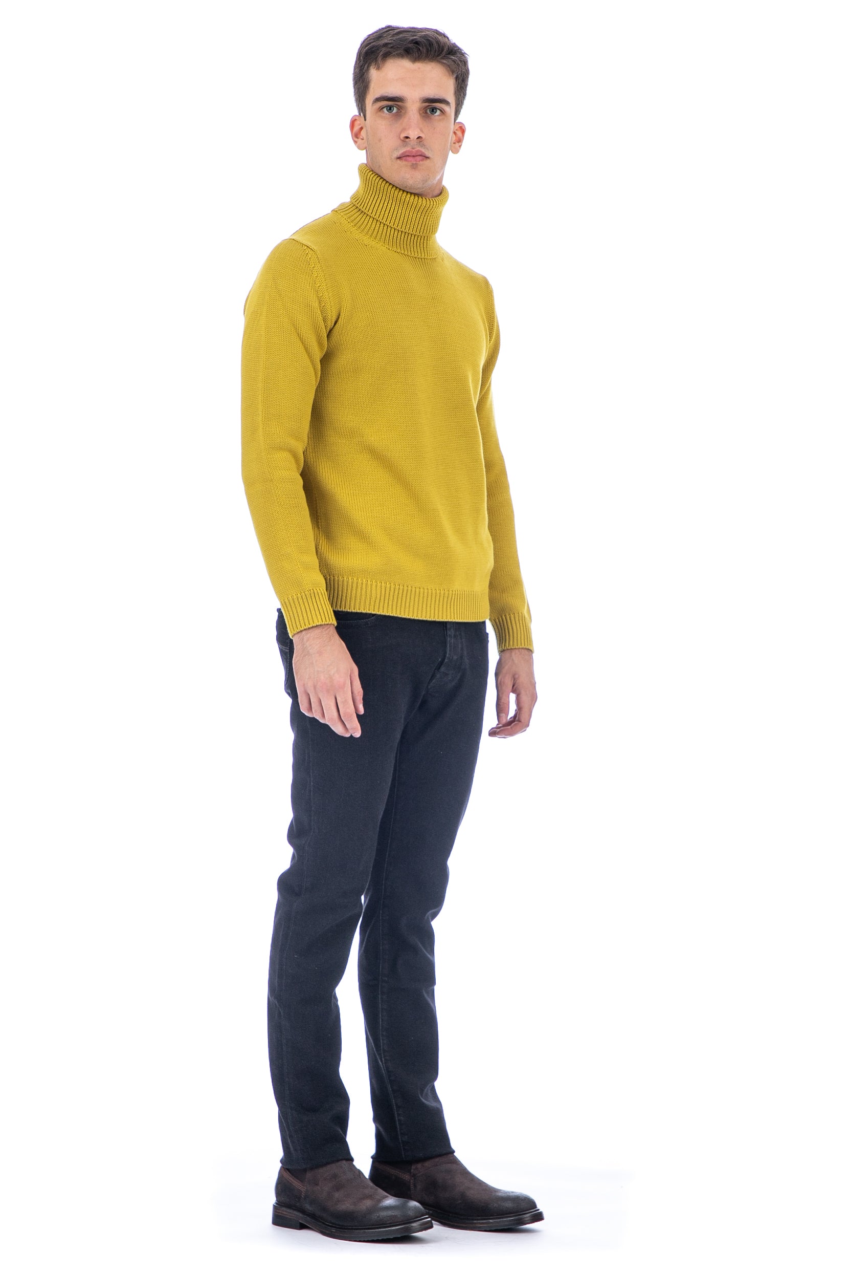 Merino wool turtleneck sweater