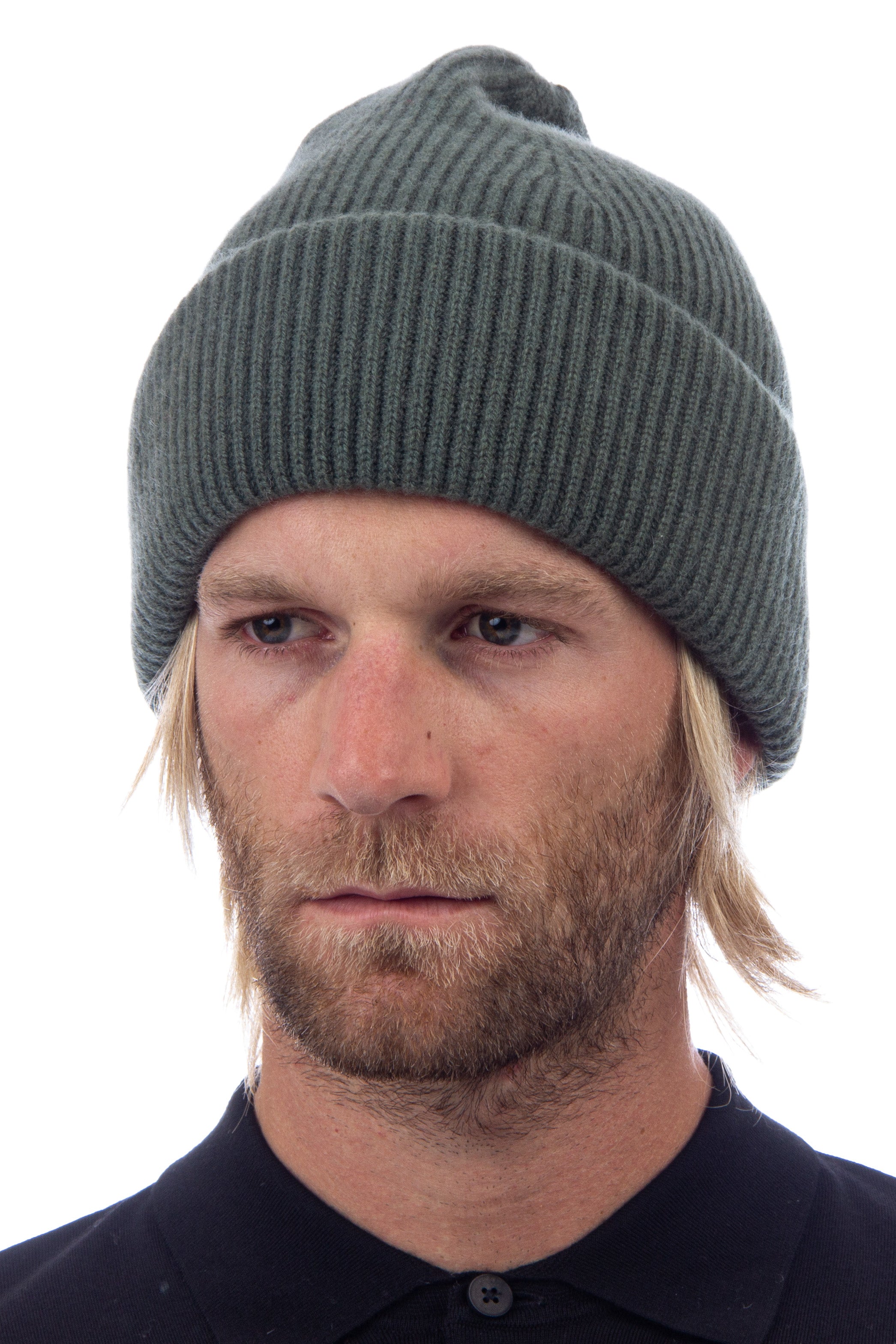 Ribbed cashmere hat