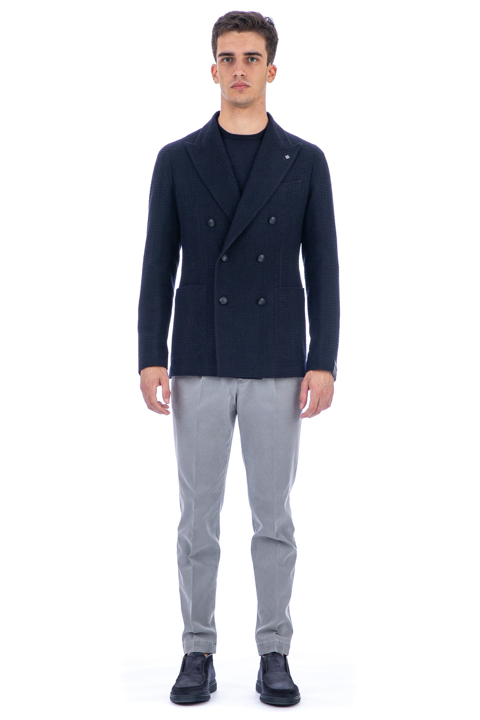 Boucle' wool-viscose jacket, Montecarlo line