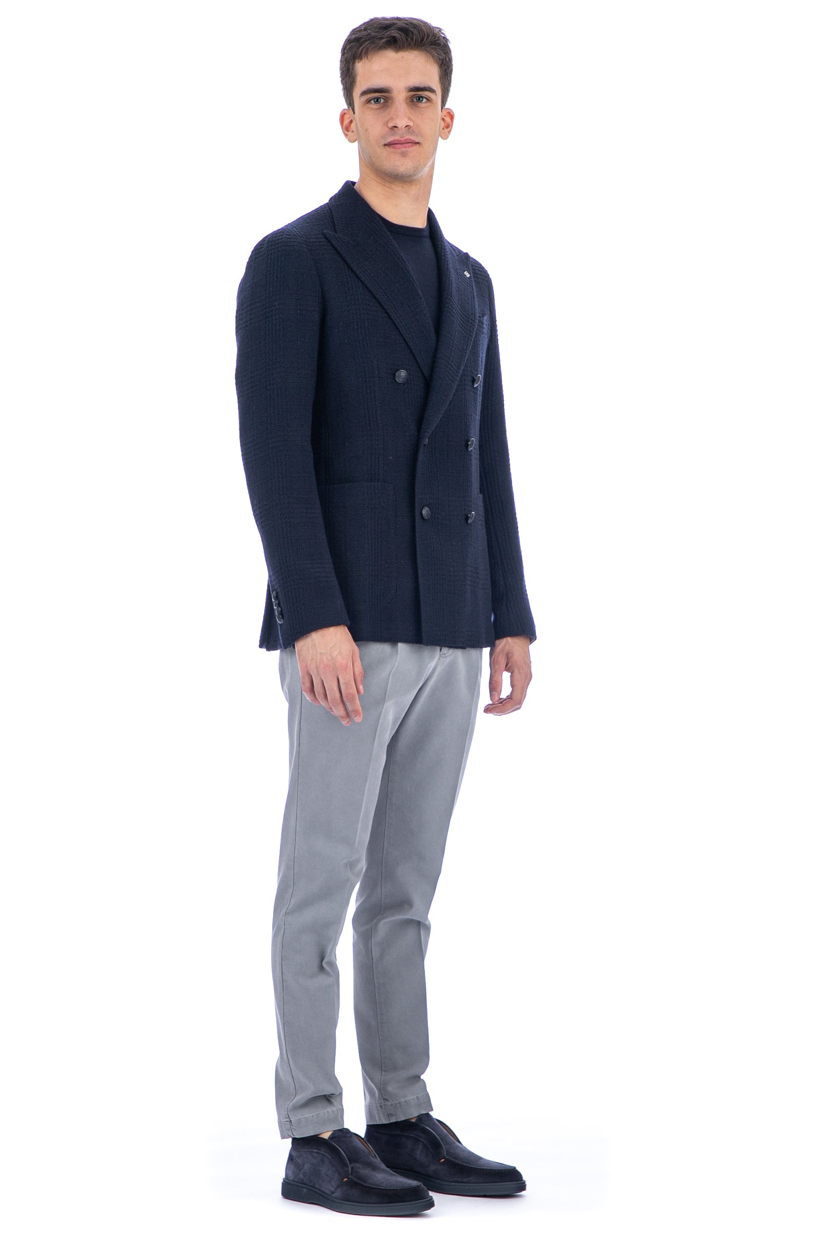 Boucle' wool-viscose jacket, Montecarlo line