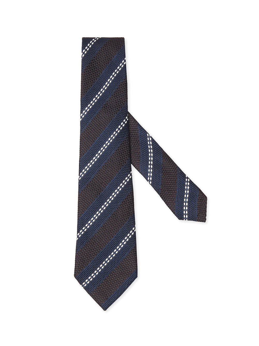 Regimental tie in pure silk