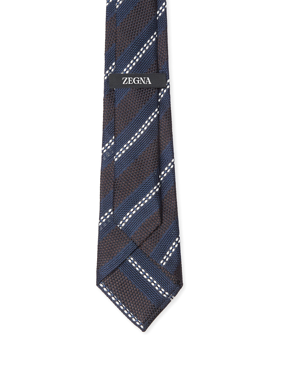 Regimental tie in pure silk