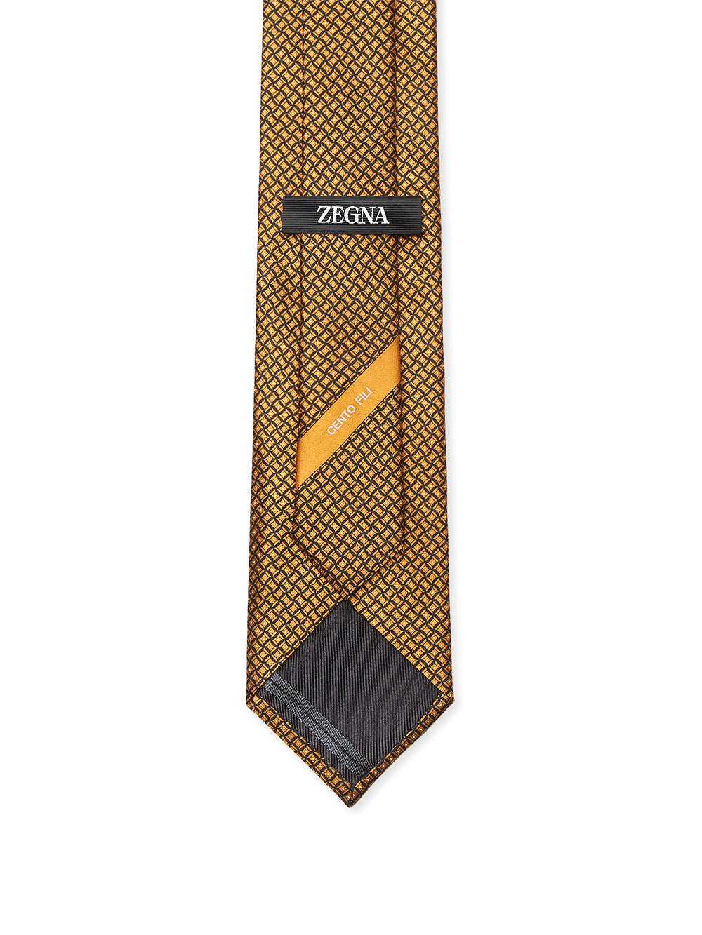 MICRO-PATTERN SILK TIE