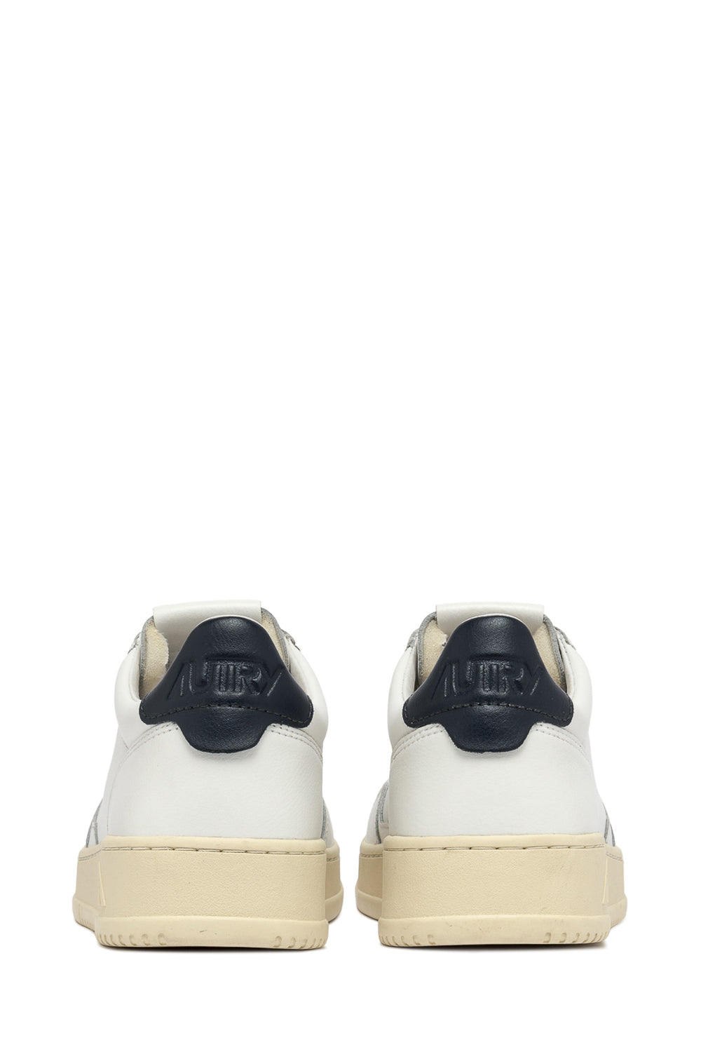 Autry Sneaker Medalist in pelle talloncino blu AULM - LL12 WHT/SPACE 
