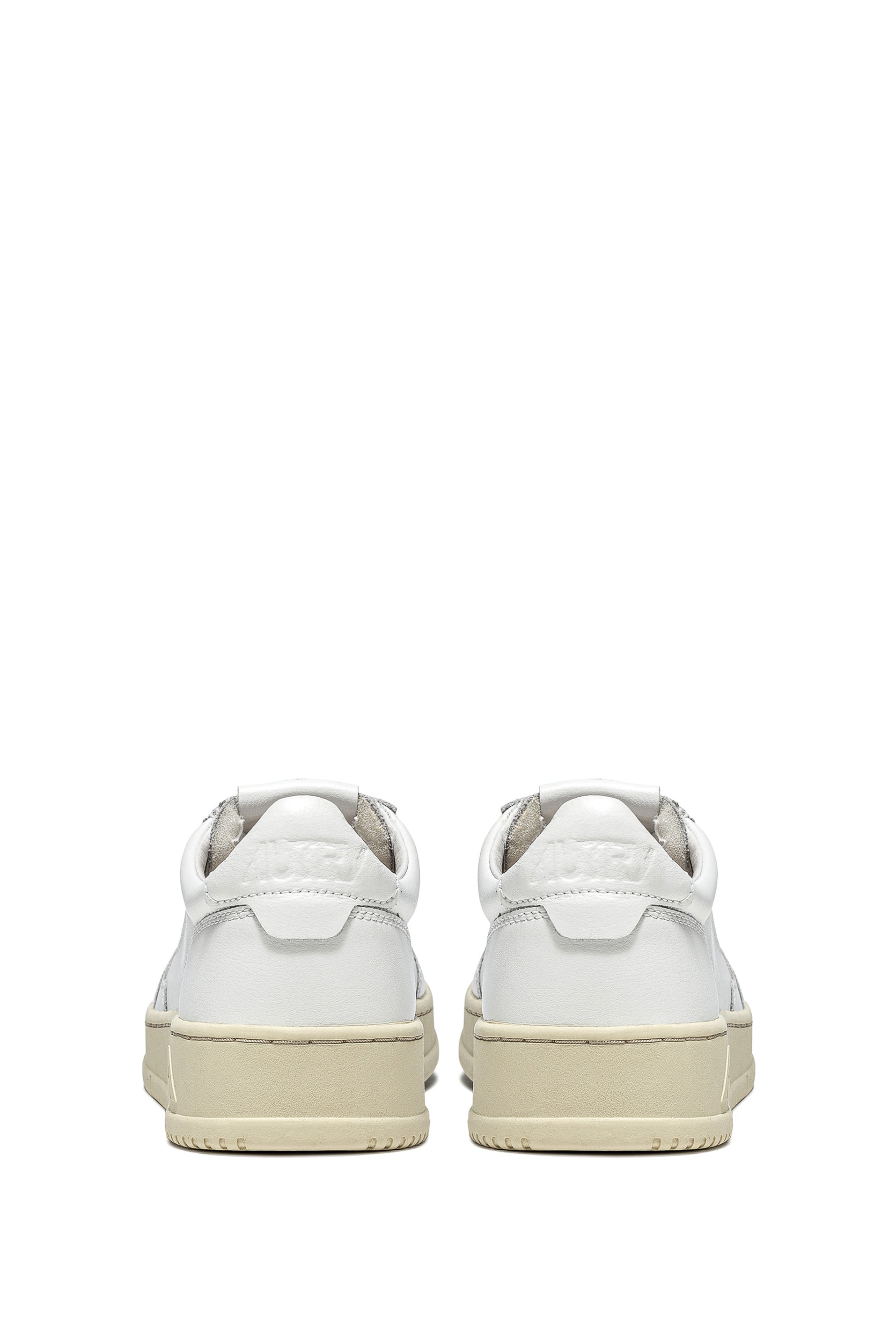 Autry Sneaker Medalist donna in pelle talloncino bianco AULW - LL15 WHT/WHT 