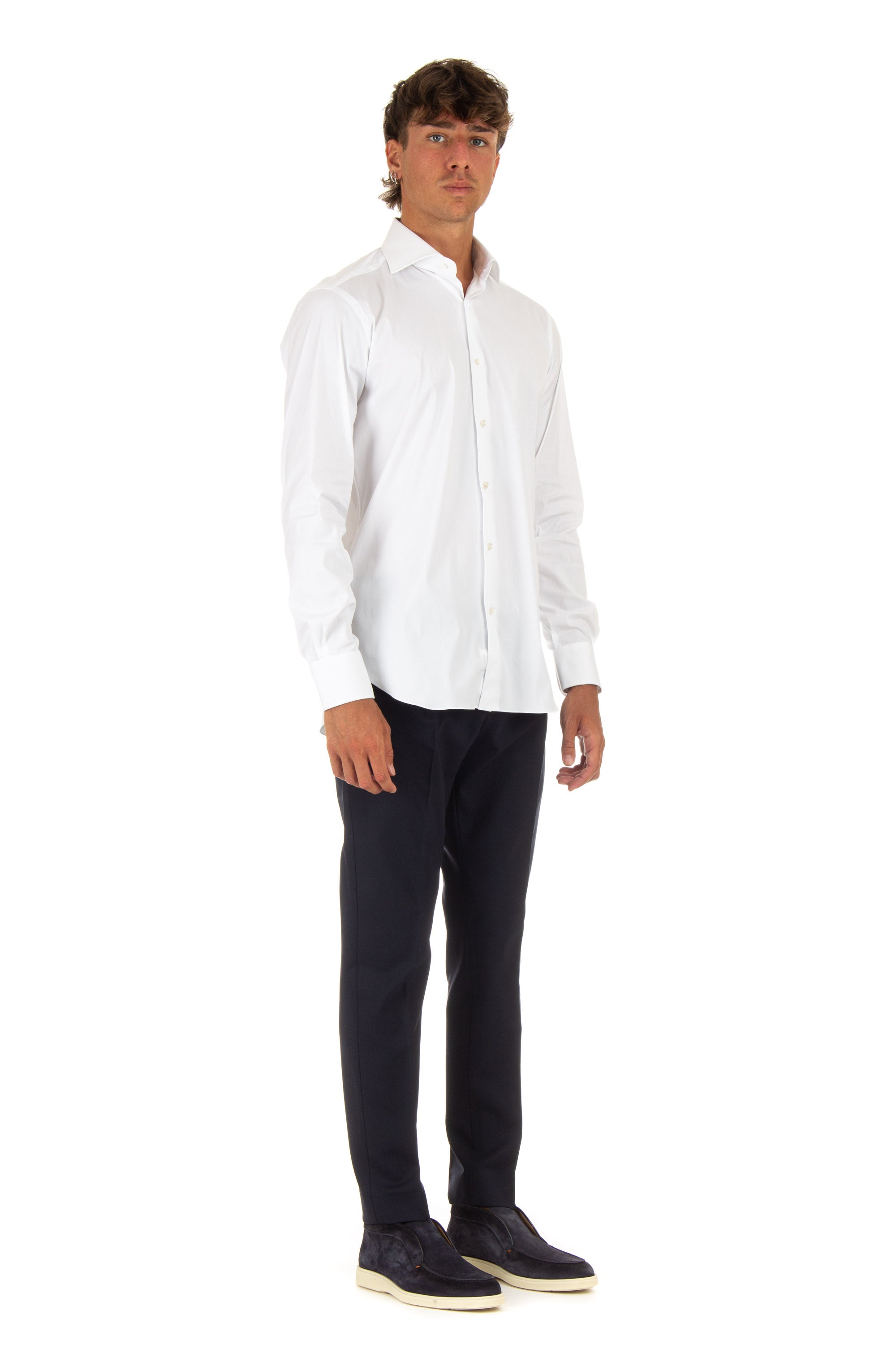 Black label stretch poplin shirt