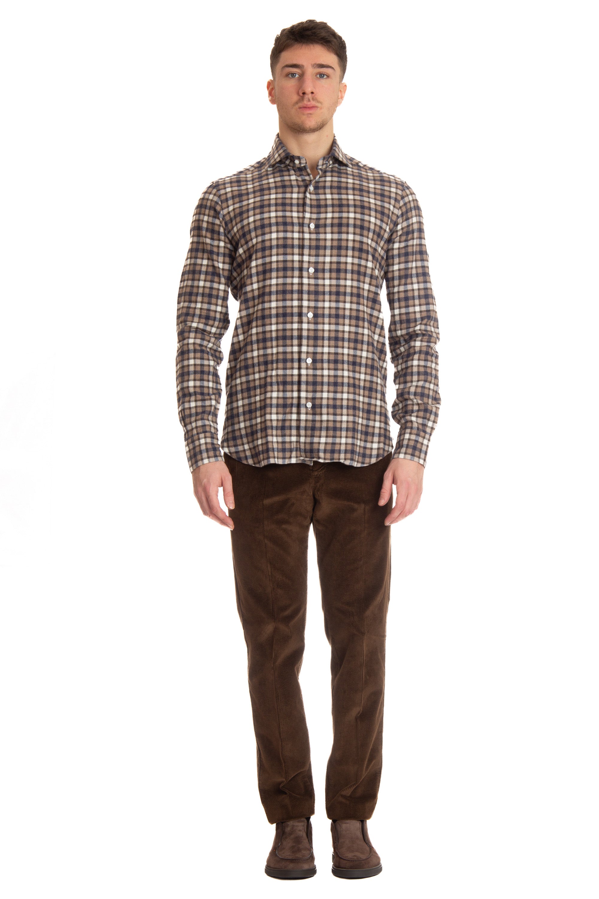 Dandylife label shirt with check pattern