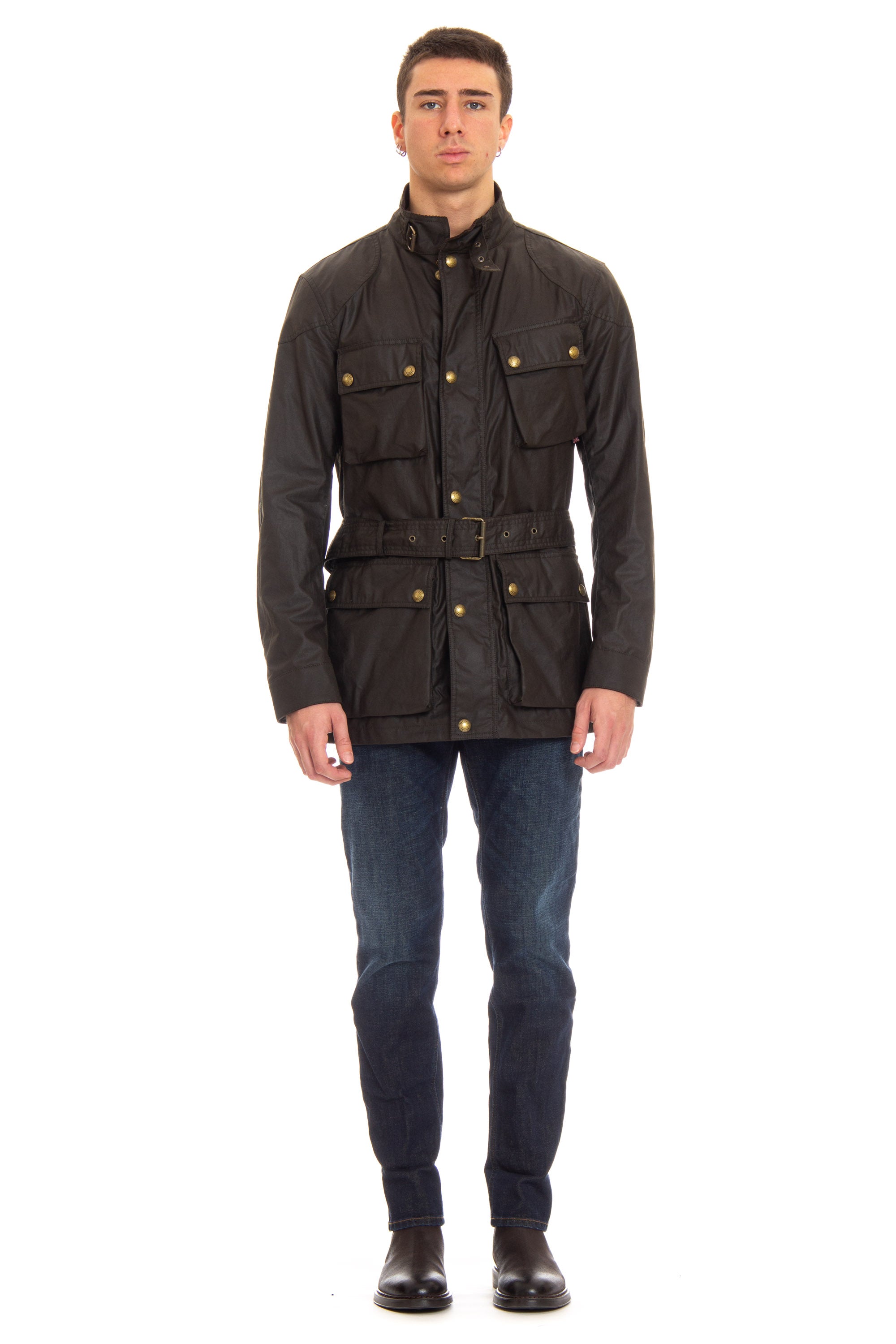 Trialmaster field jacket in waxed cotton