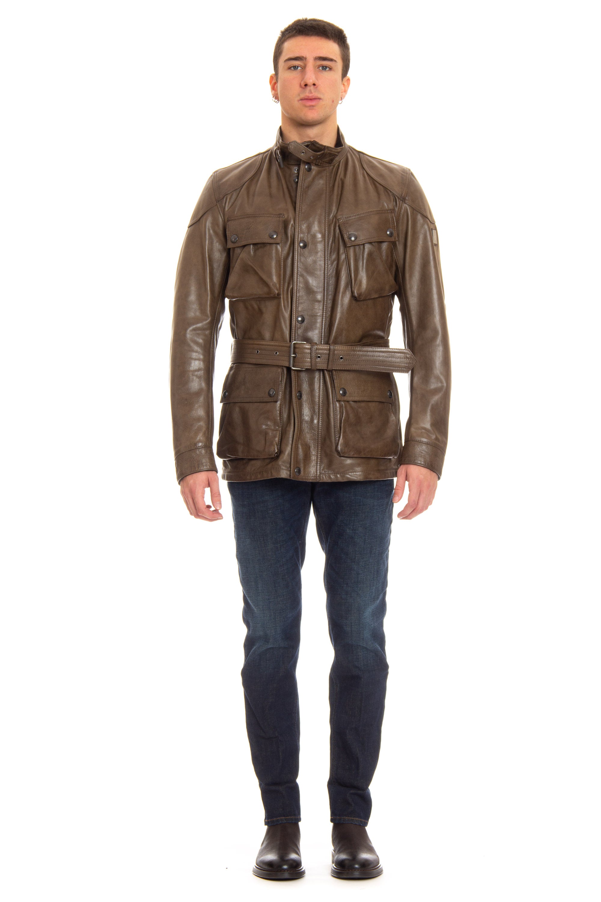 Field jacket Trialmaster Panther in pelle