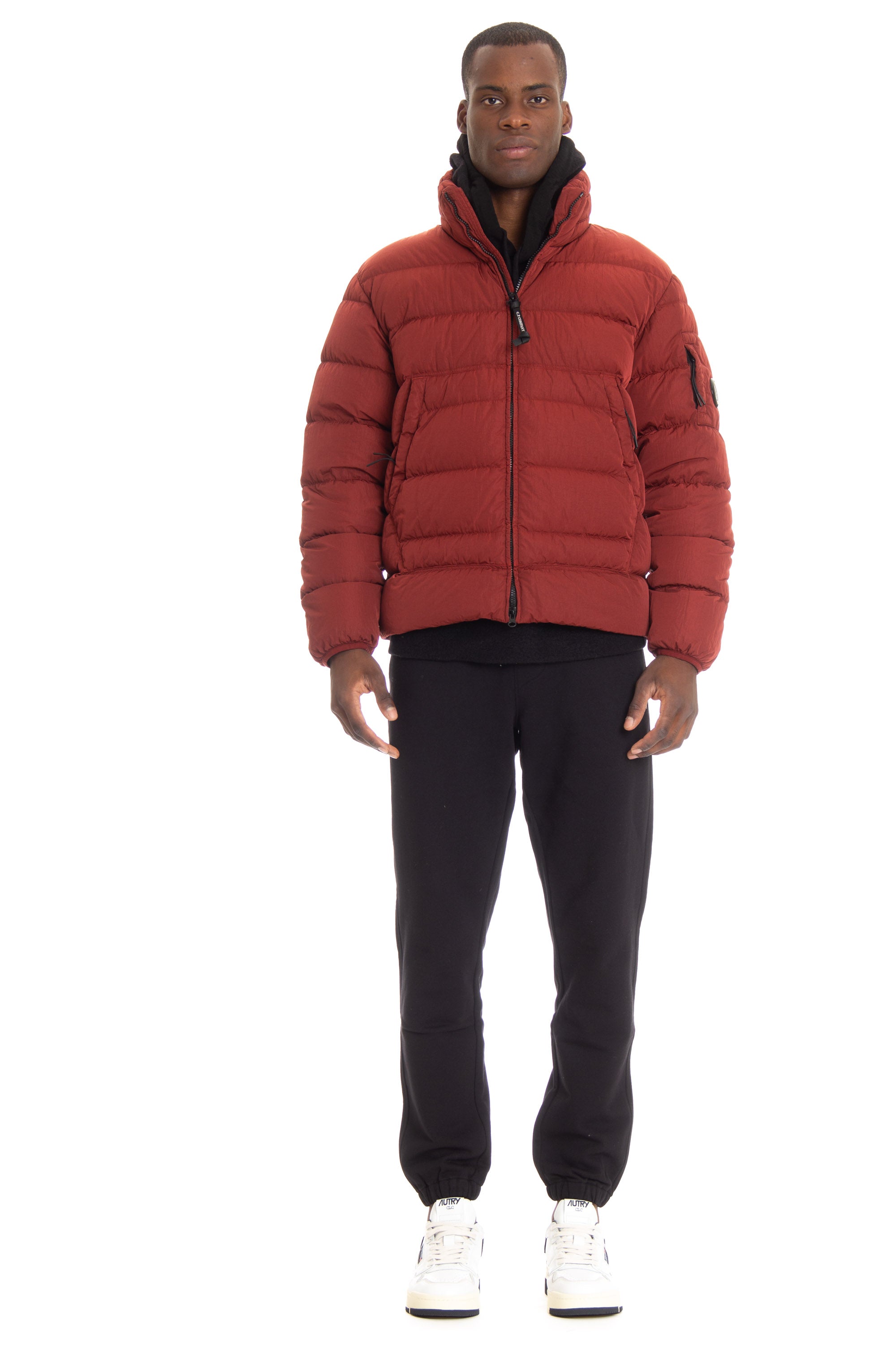 Eco chrome-r hooded down jacket