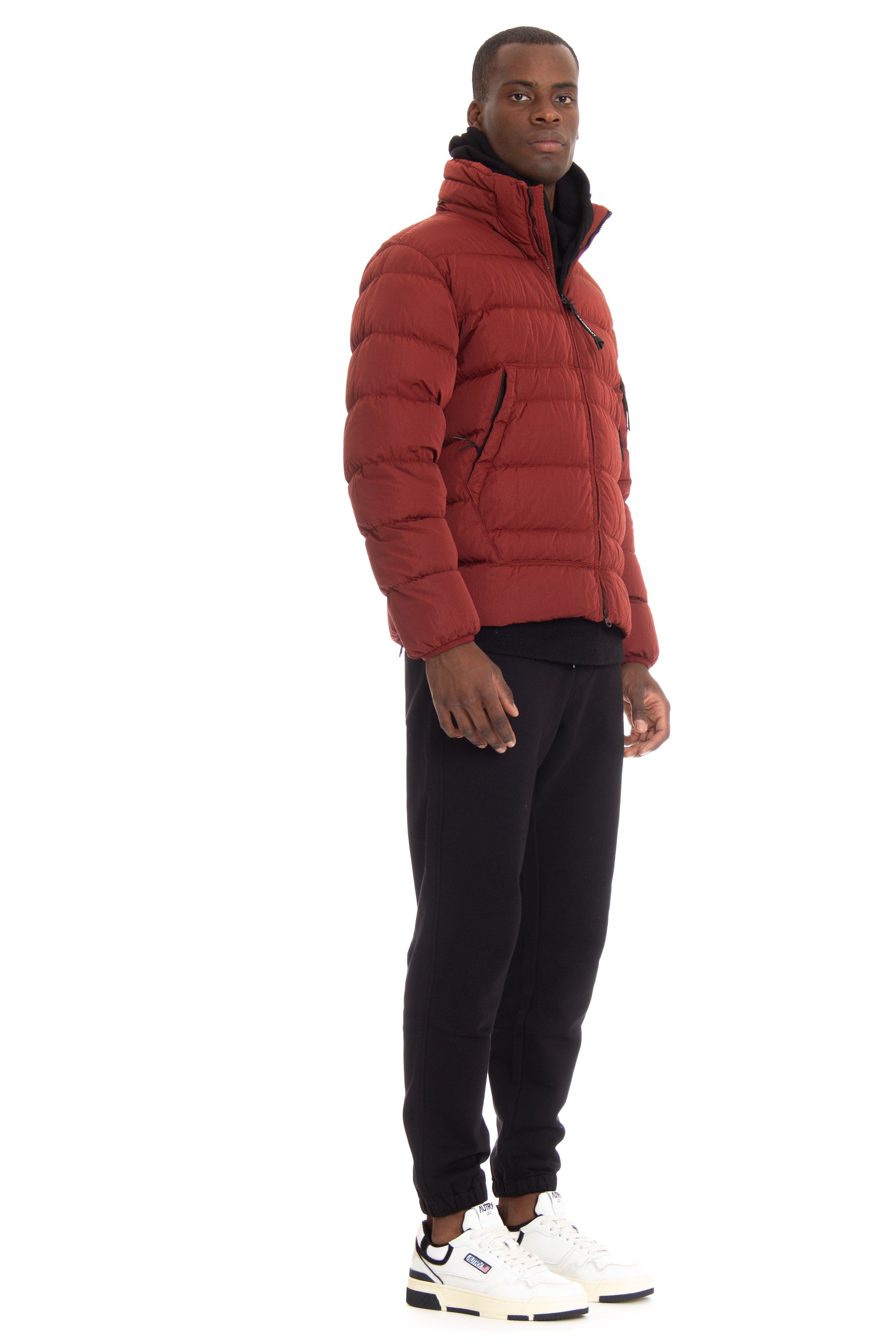 Eco chrome-r hooded down jacket