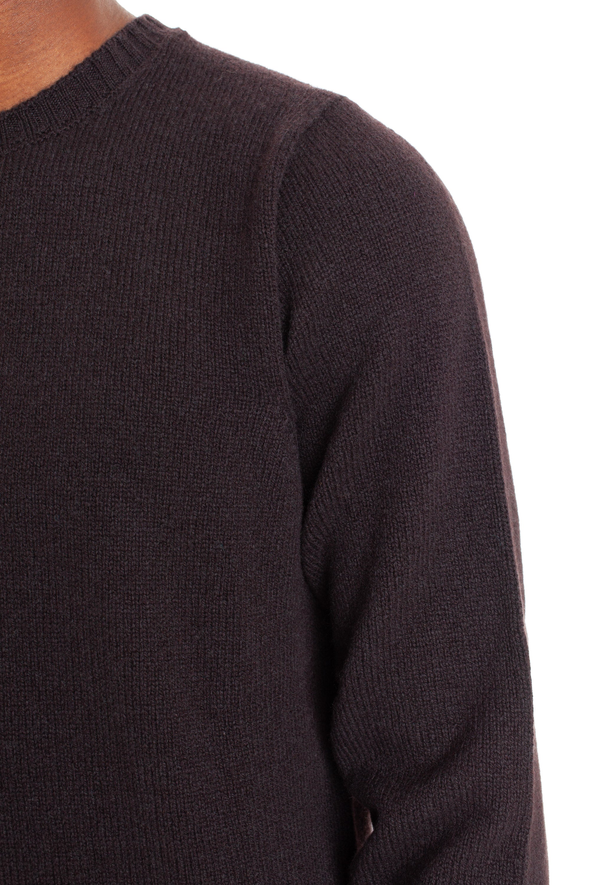 Lambswool crew neck sweater