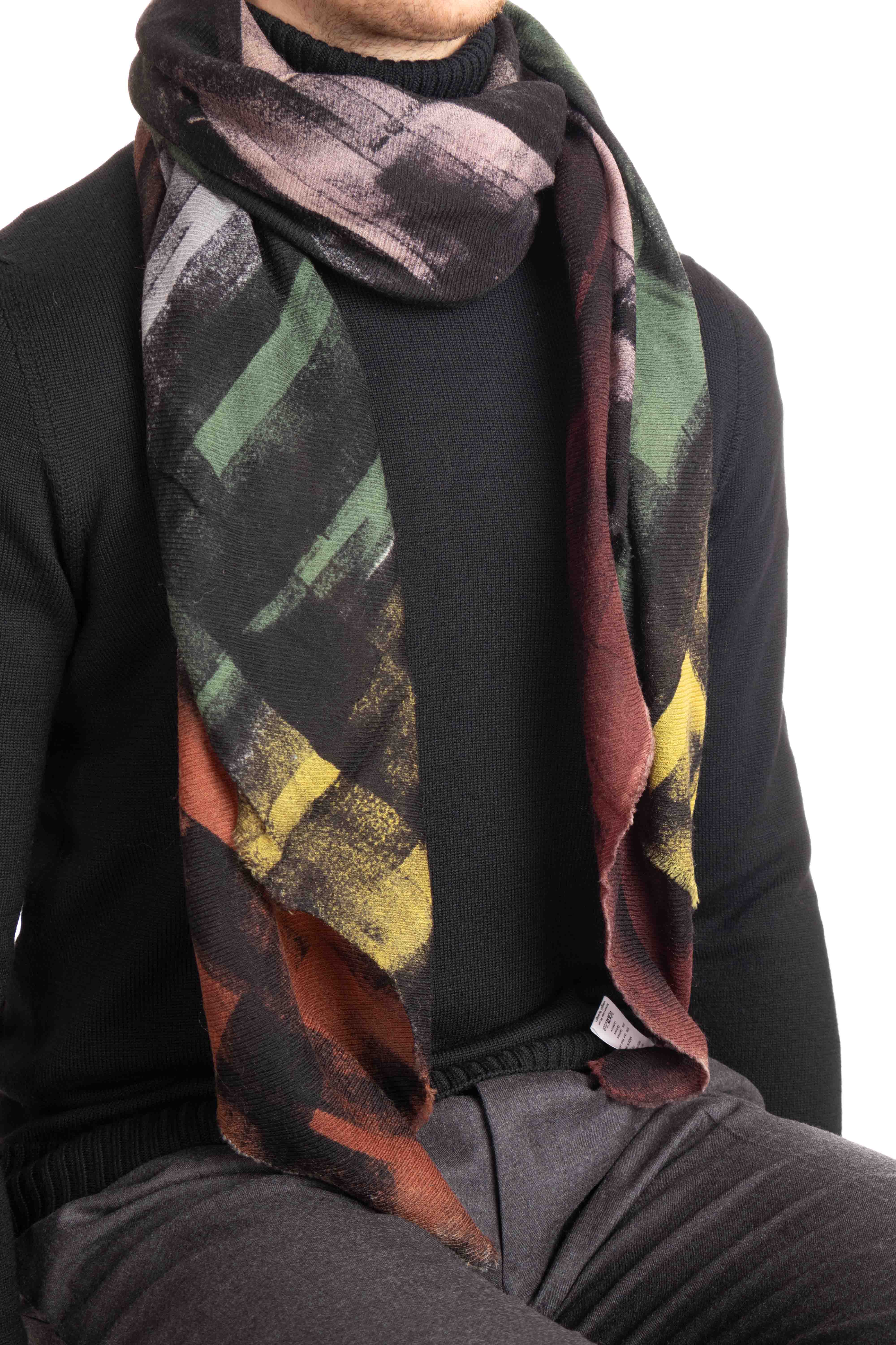 Wool-cashmere scarf mod. Brogy