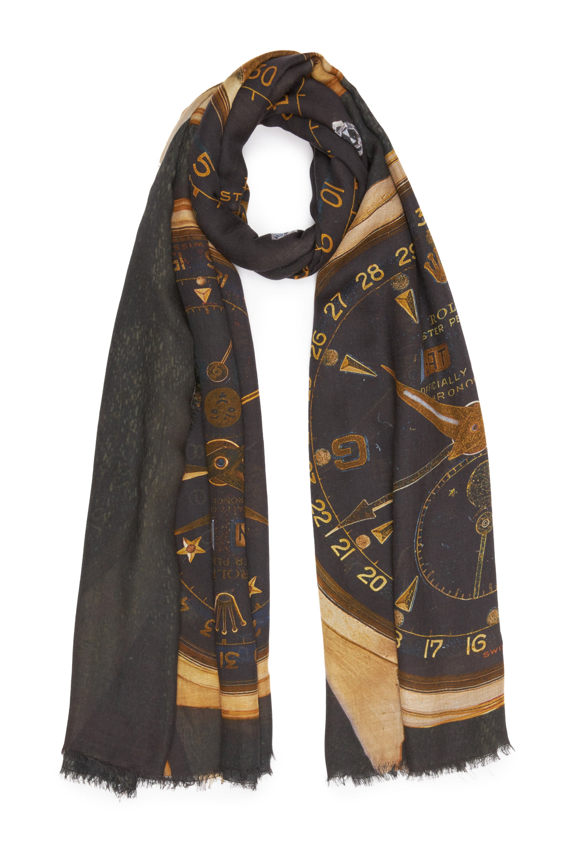 Tempo scarf in modal-cashmere