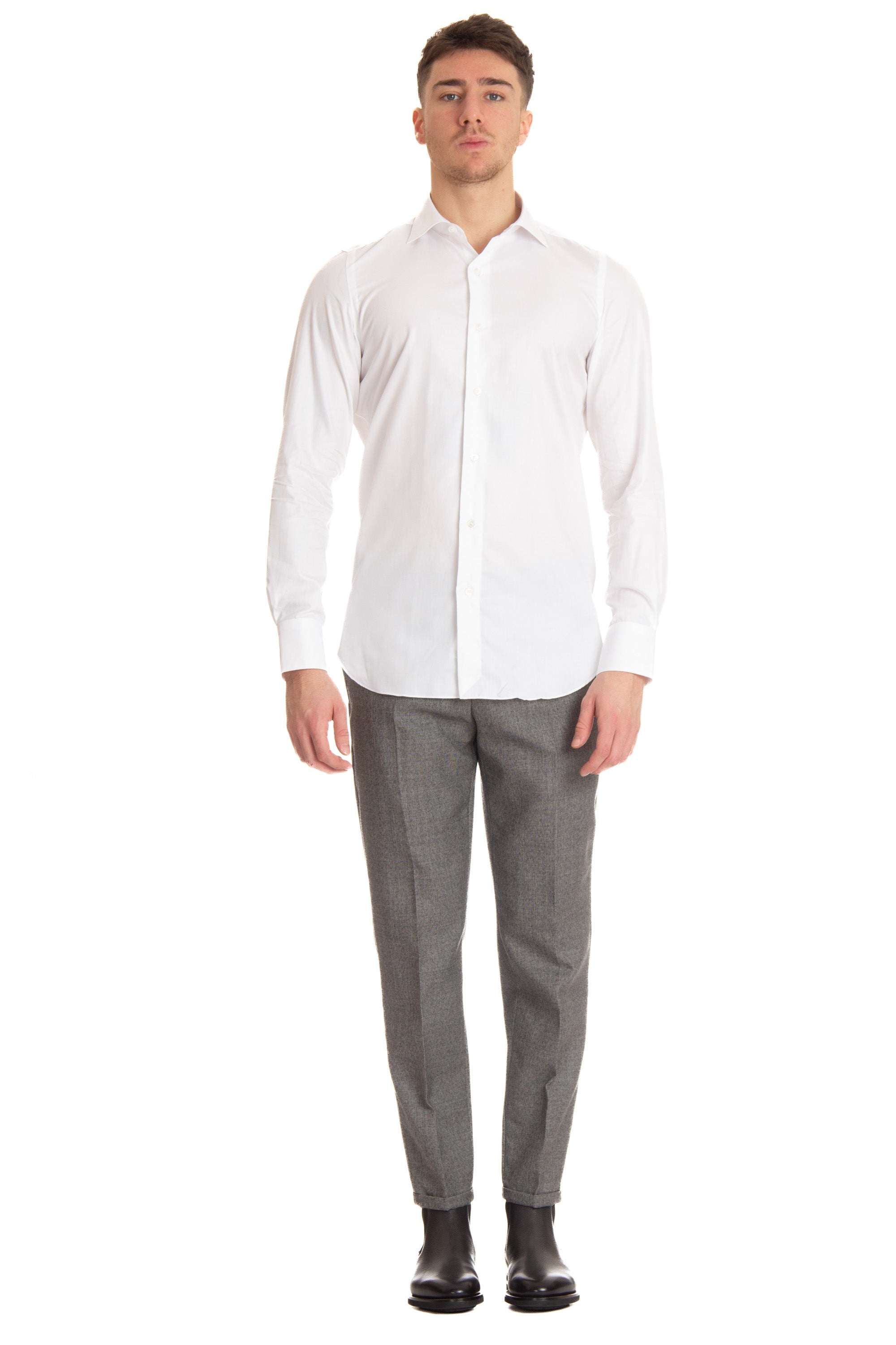 Tailored shirt in twill 170/2 Milan line