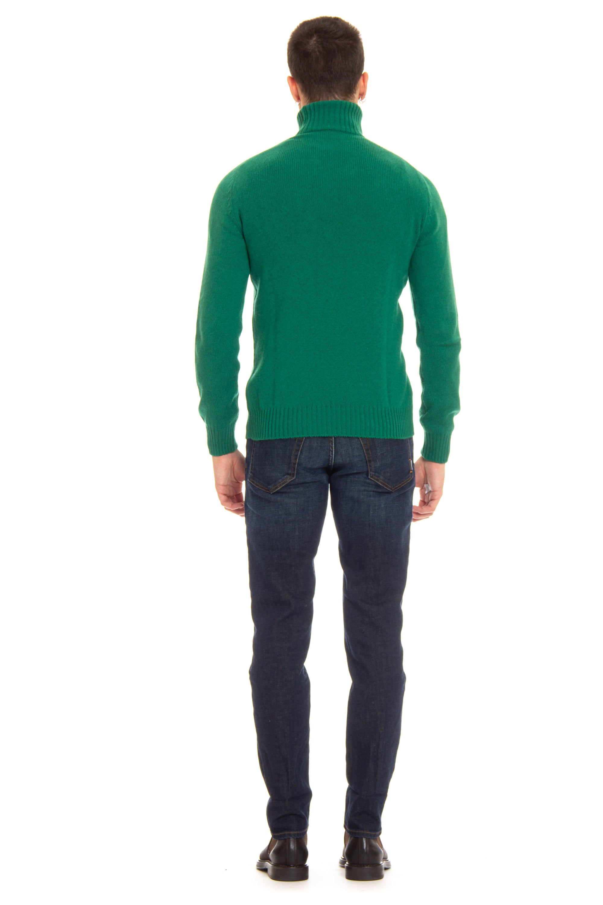 Rollkragenpullover aus Airwool-Schurwolle