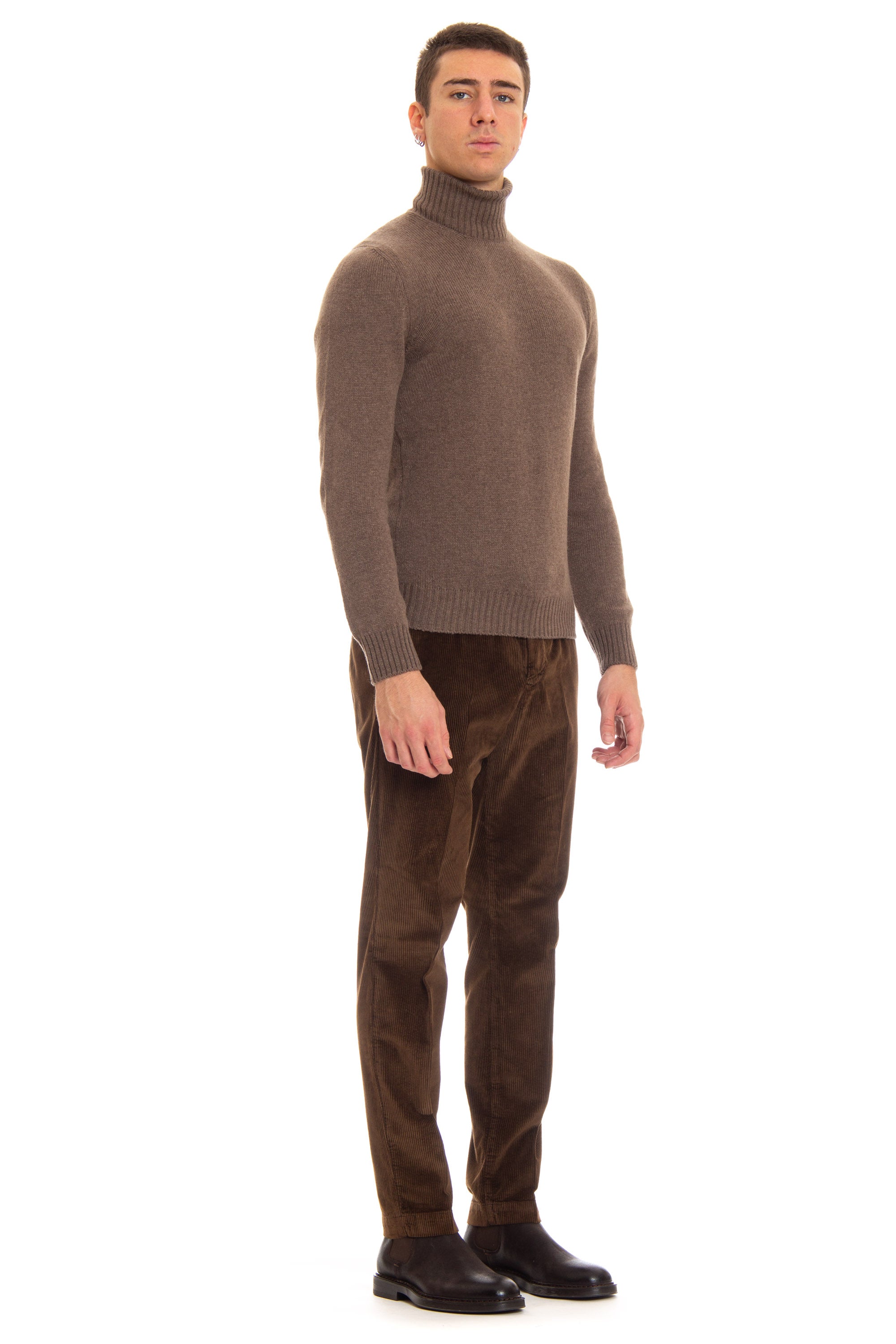 Rollkragenpullover aus Airwool-Schurwolle