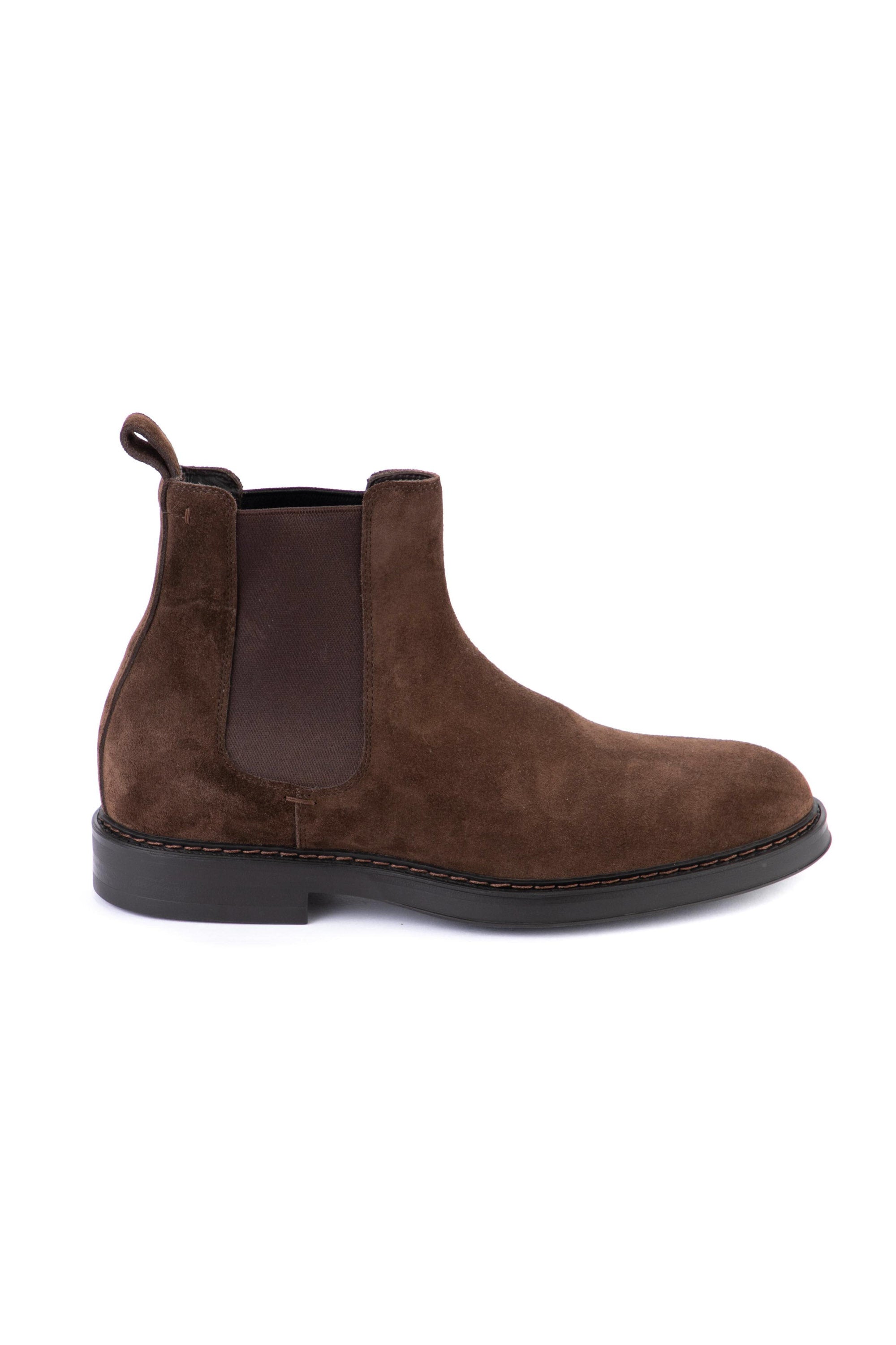 Suede ankle boot