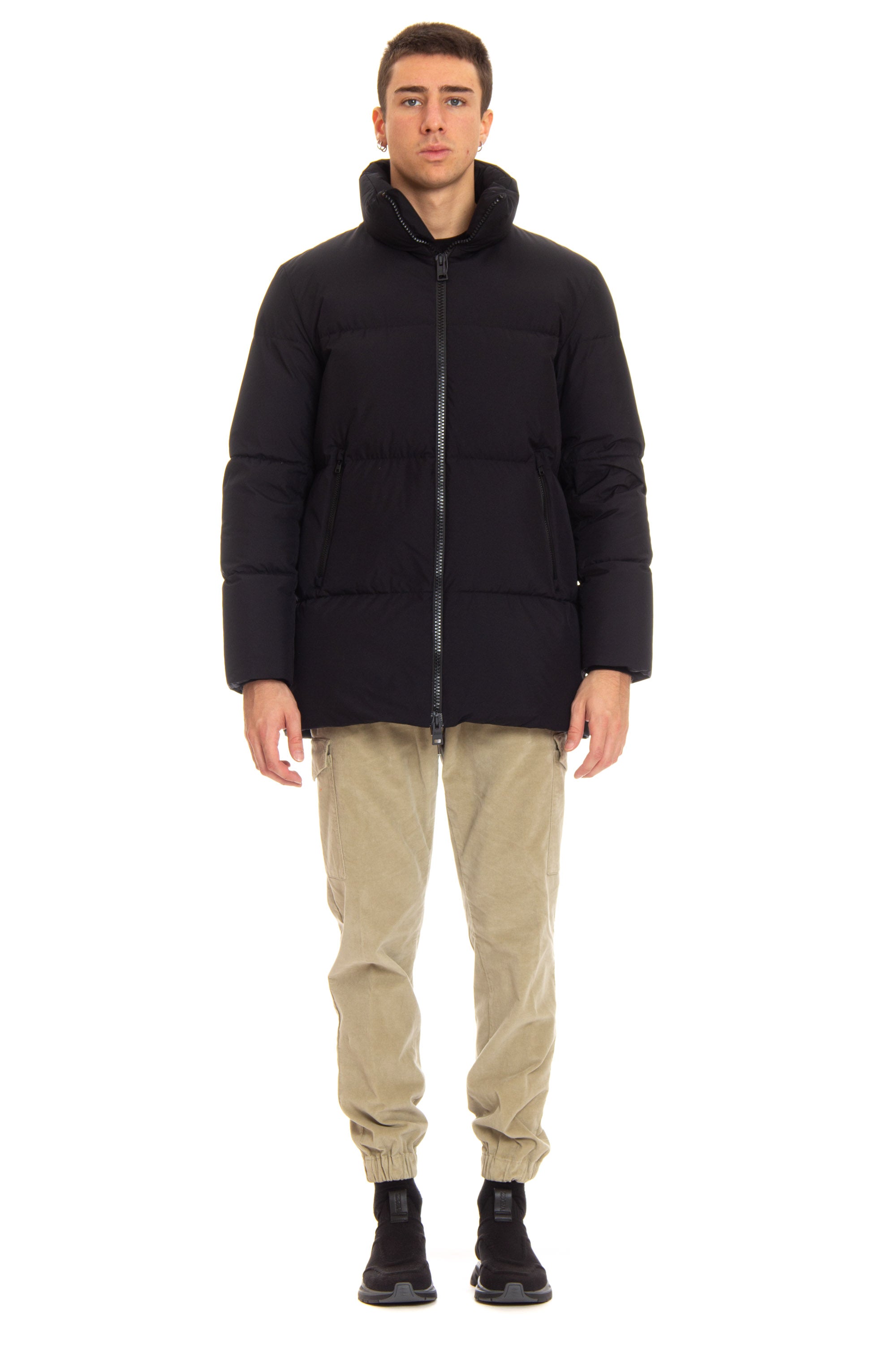 Laminar line down jacket