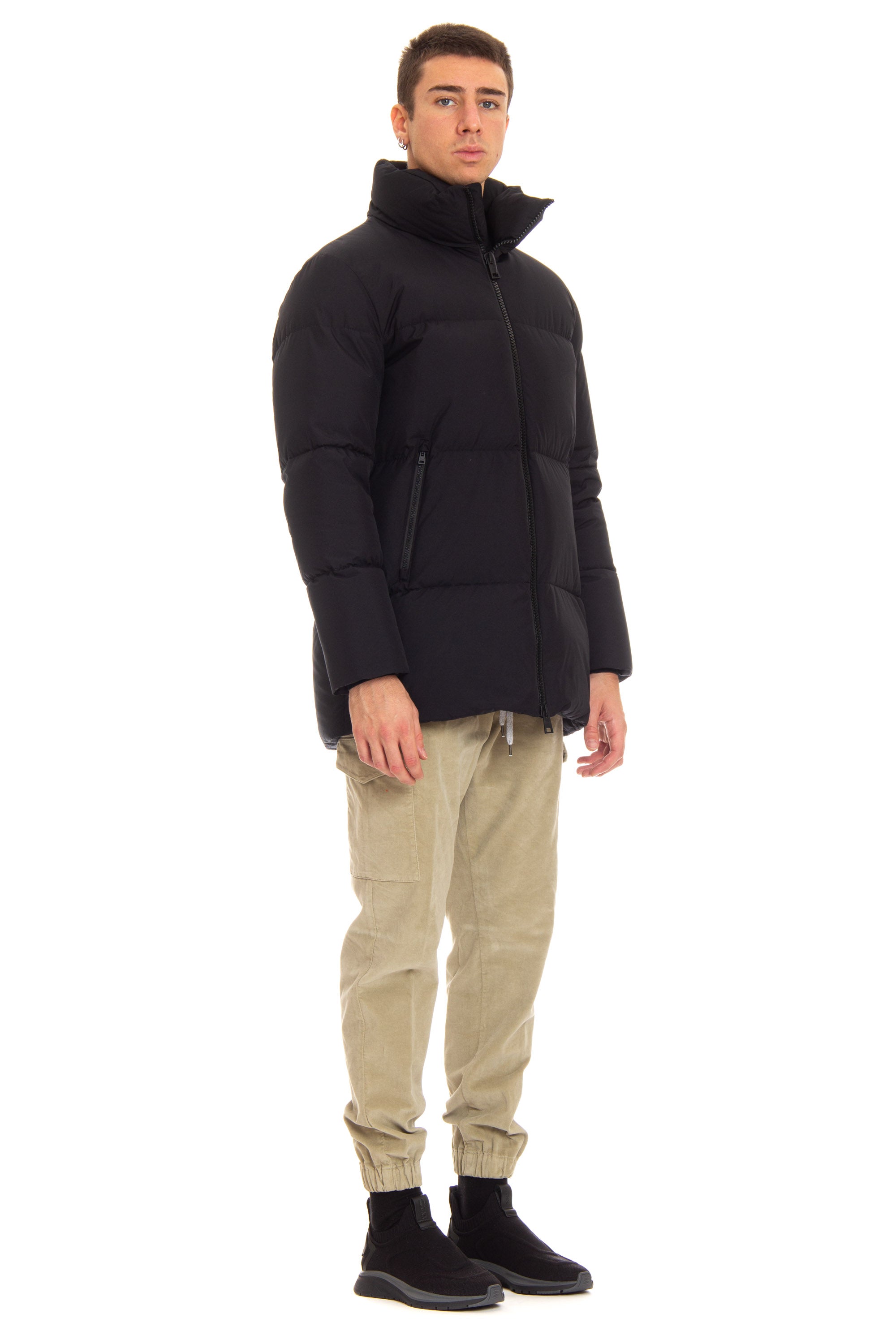 Laminar line down jacket