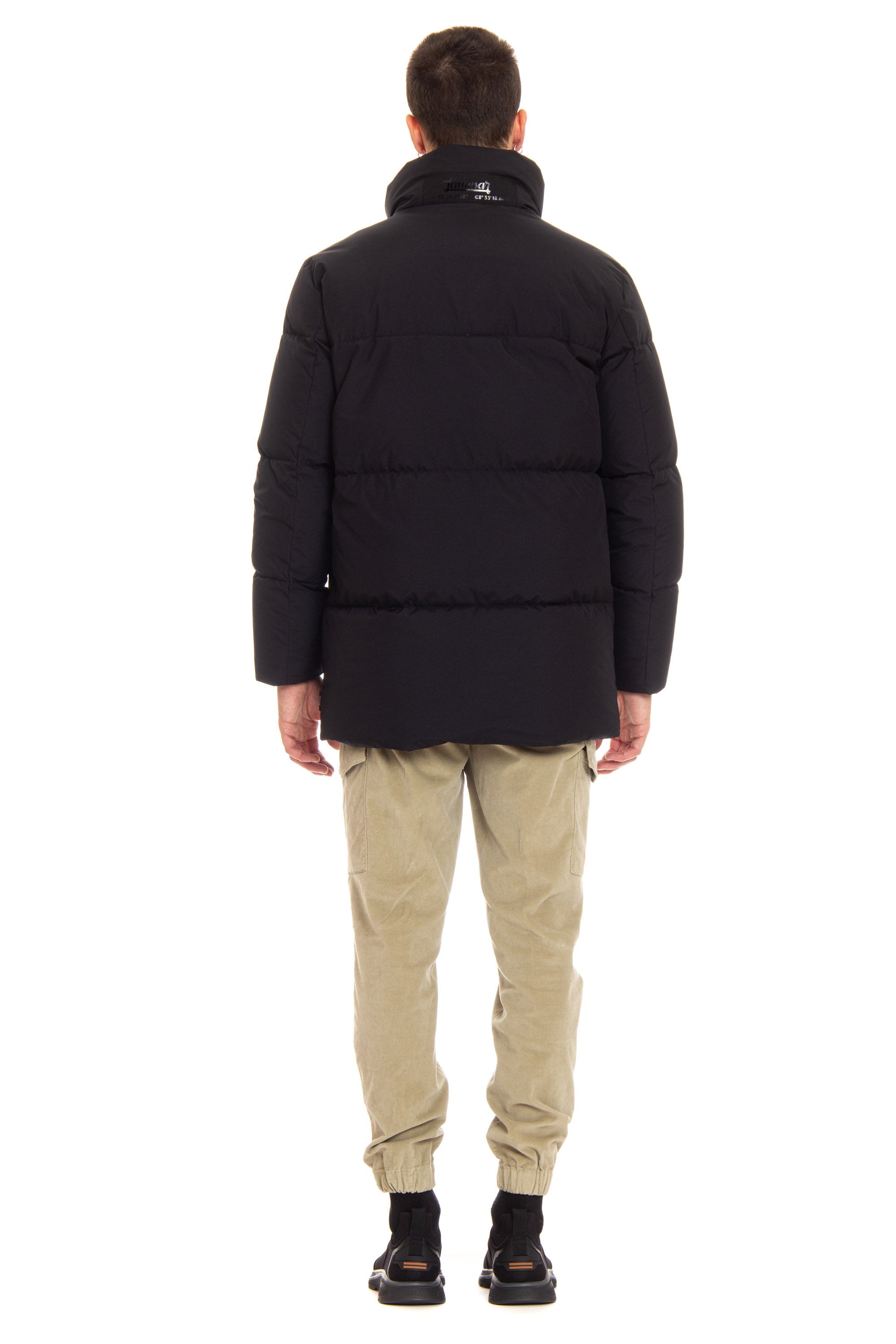 Laminar line down jacket