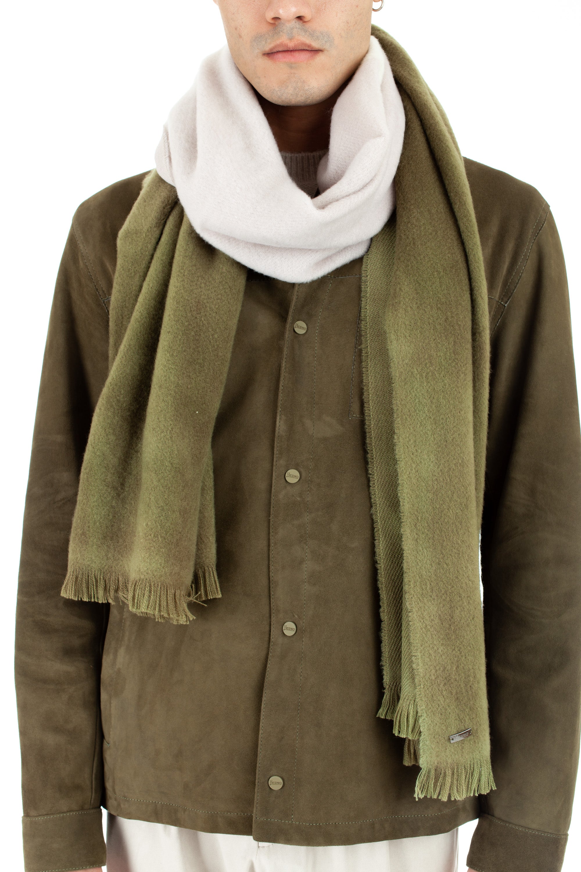 Laminar line down neck warmer