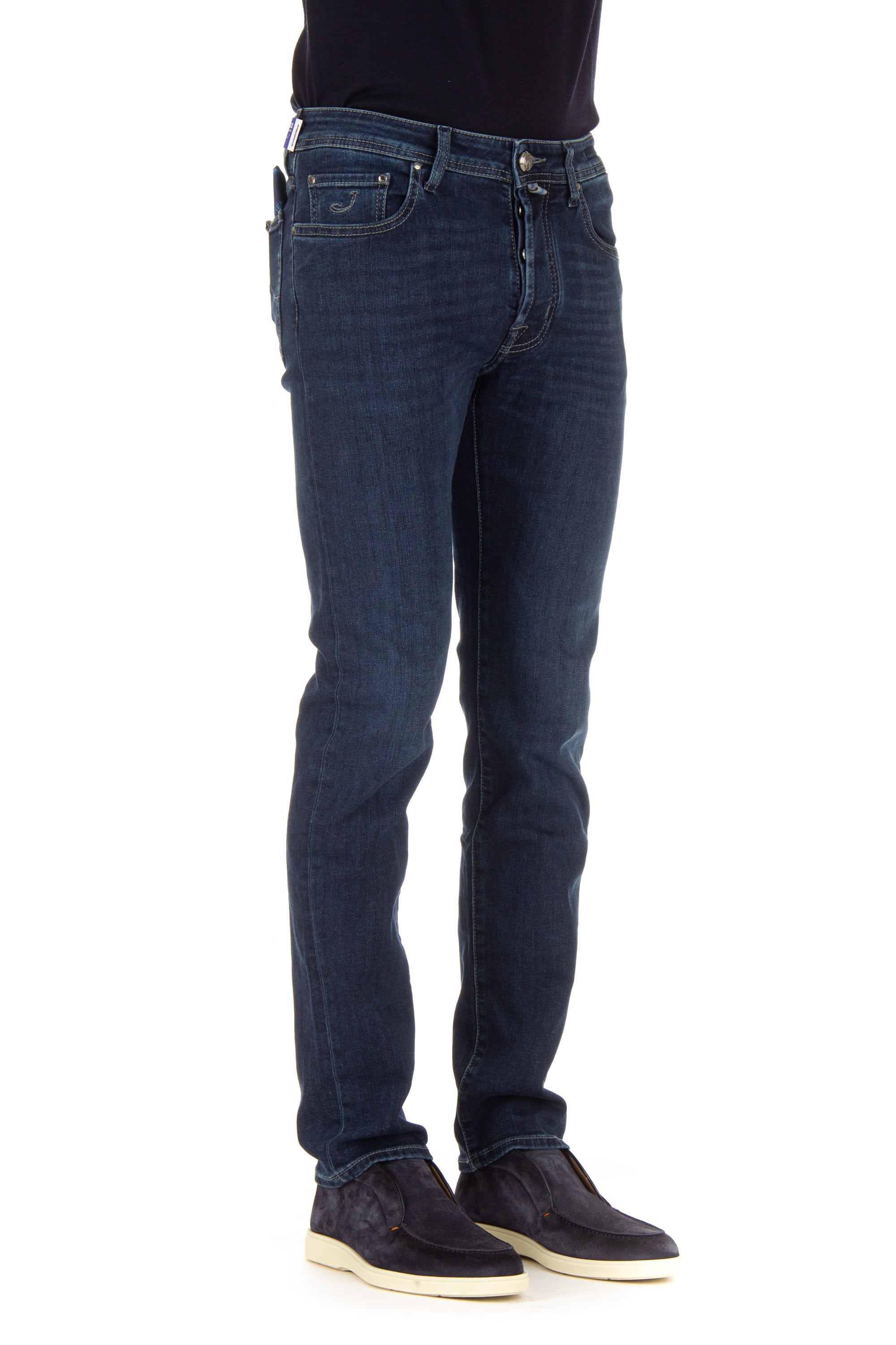 Bard fit blue suede label jeans