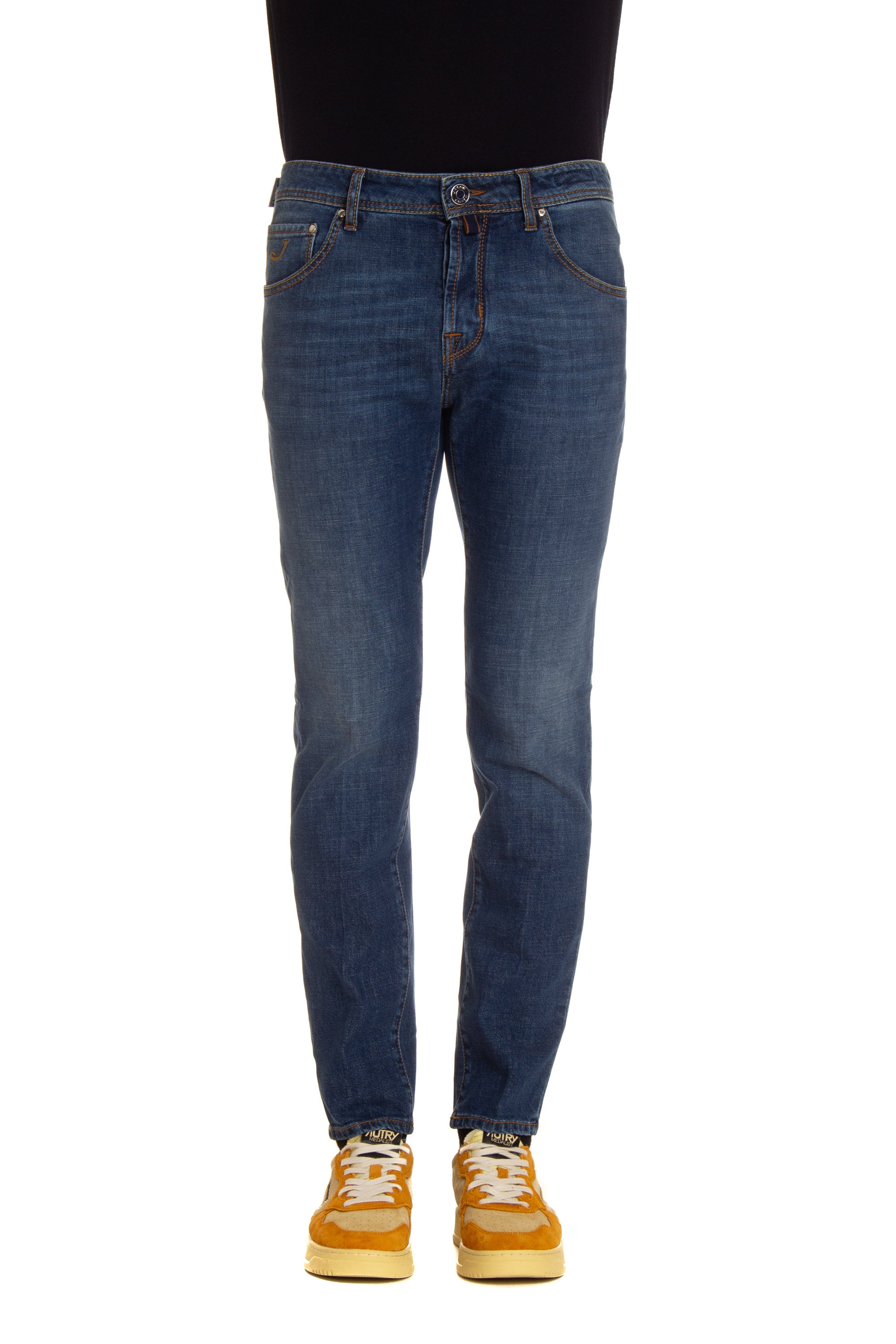 Jeans etichetta gialla in cavallino Scott fit