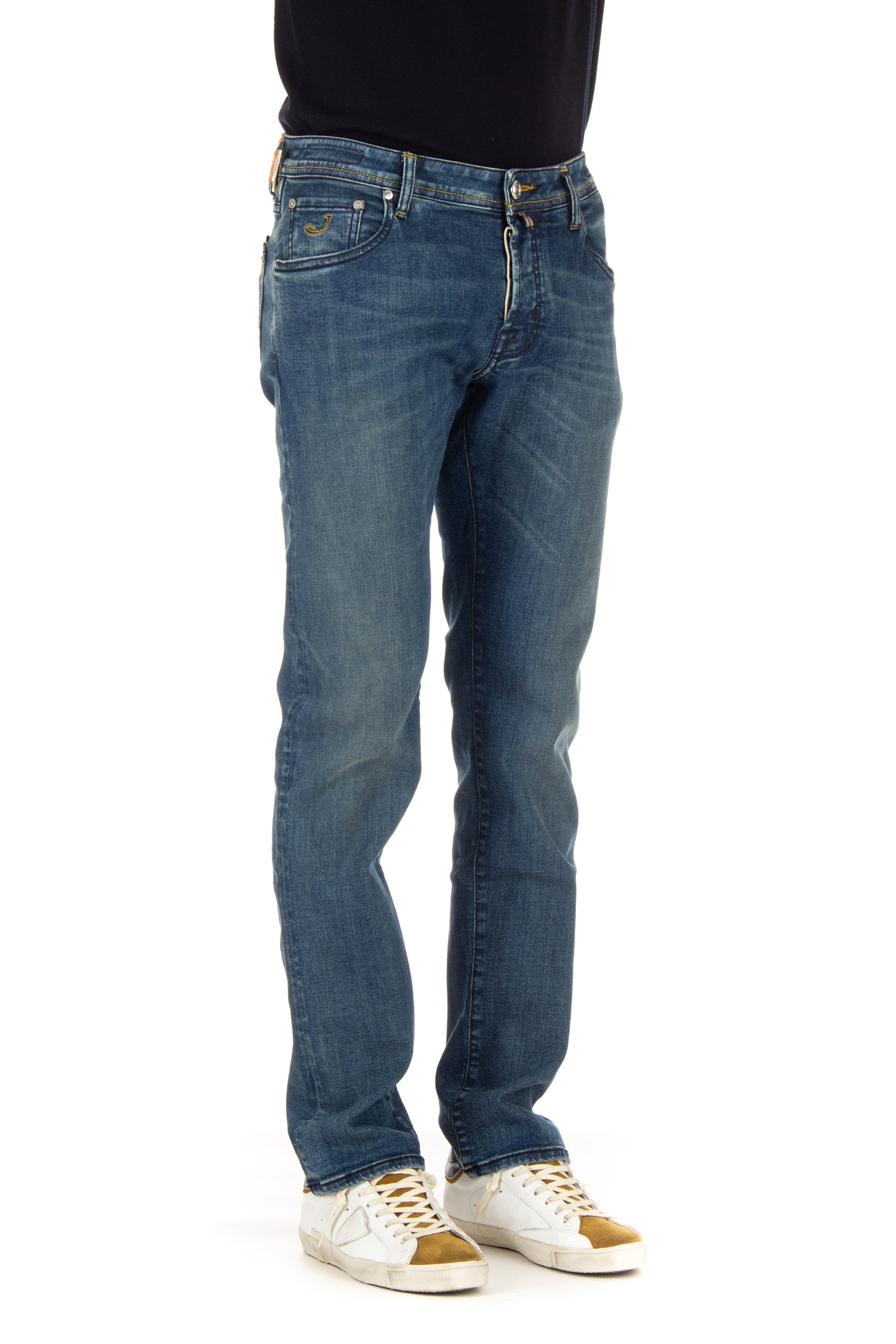 Jeans limited edition etichetta senape nick fit