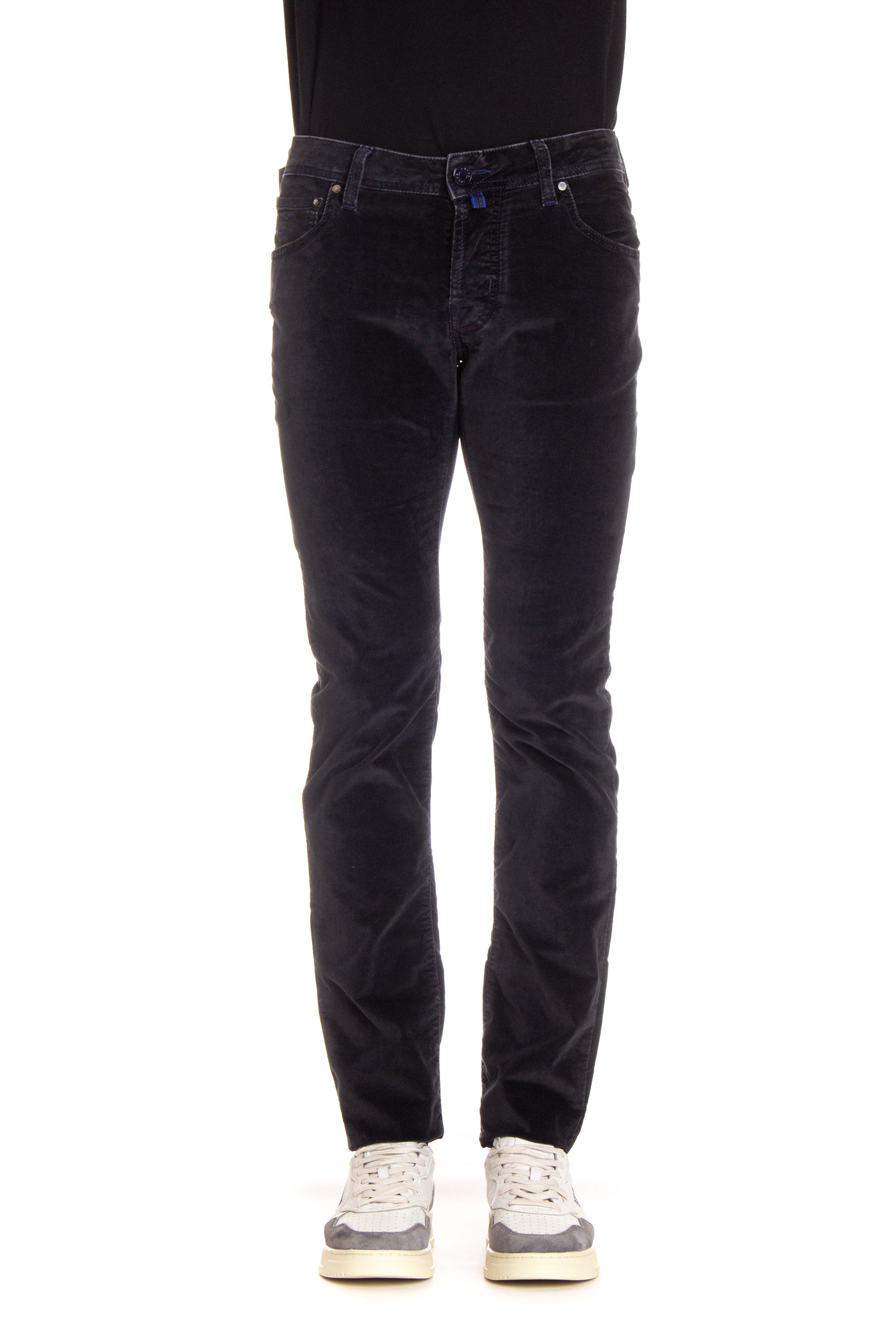 5-pocket trousers in smooth Nick fit velvet