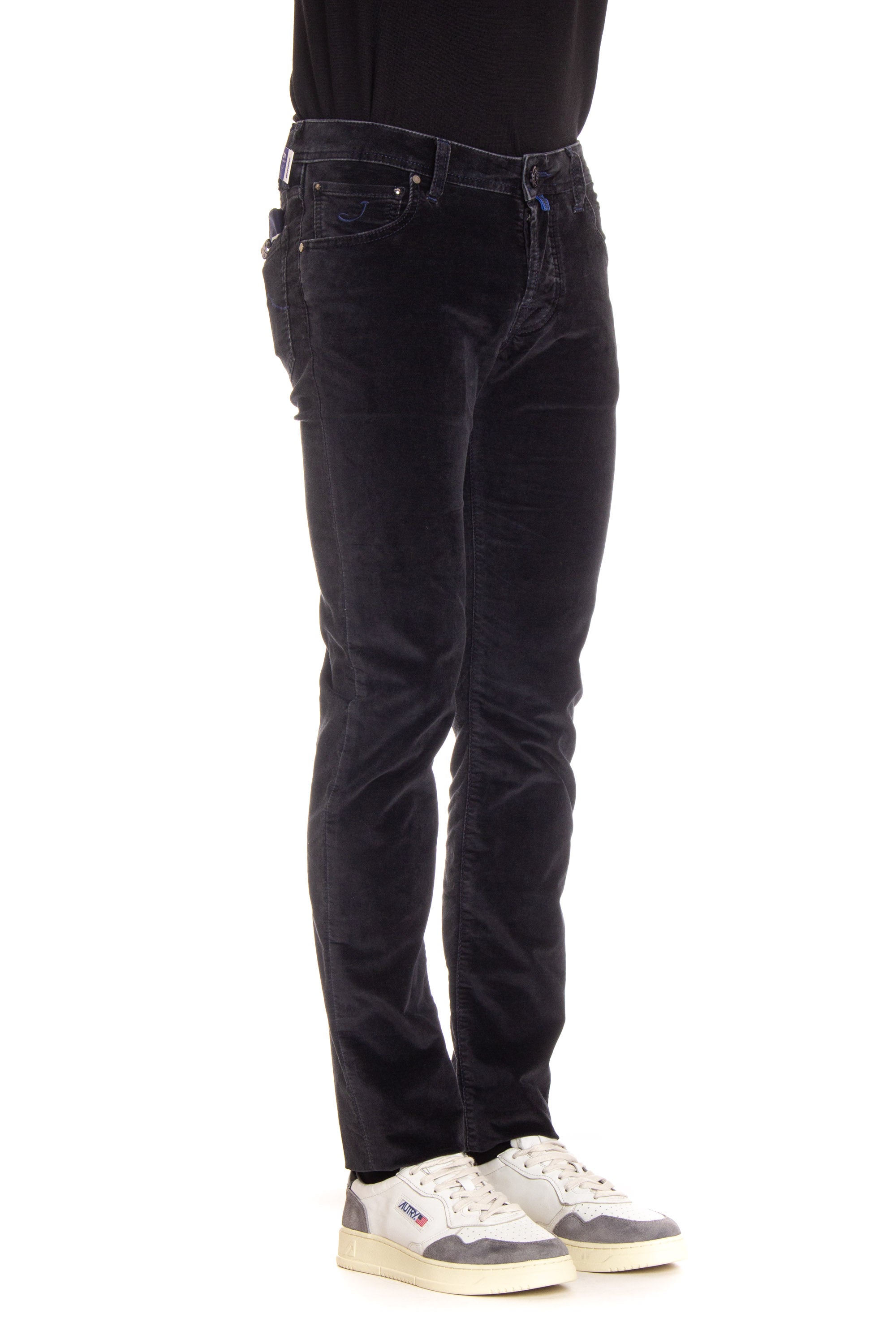 5-pocket trousers in smooth Nick fit velvet