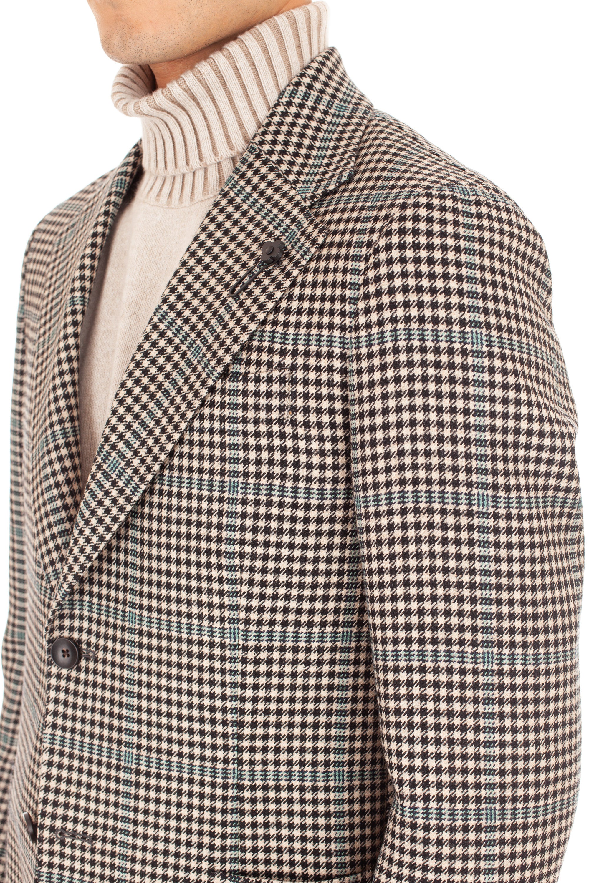 Wool check jacket