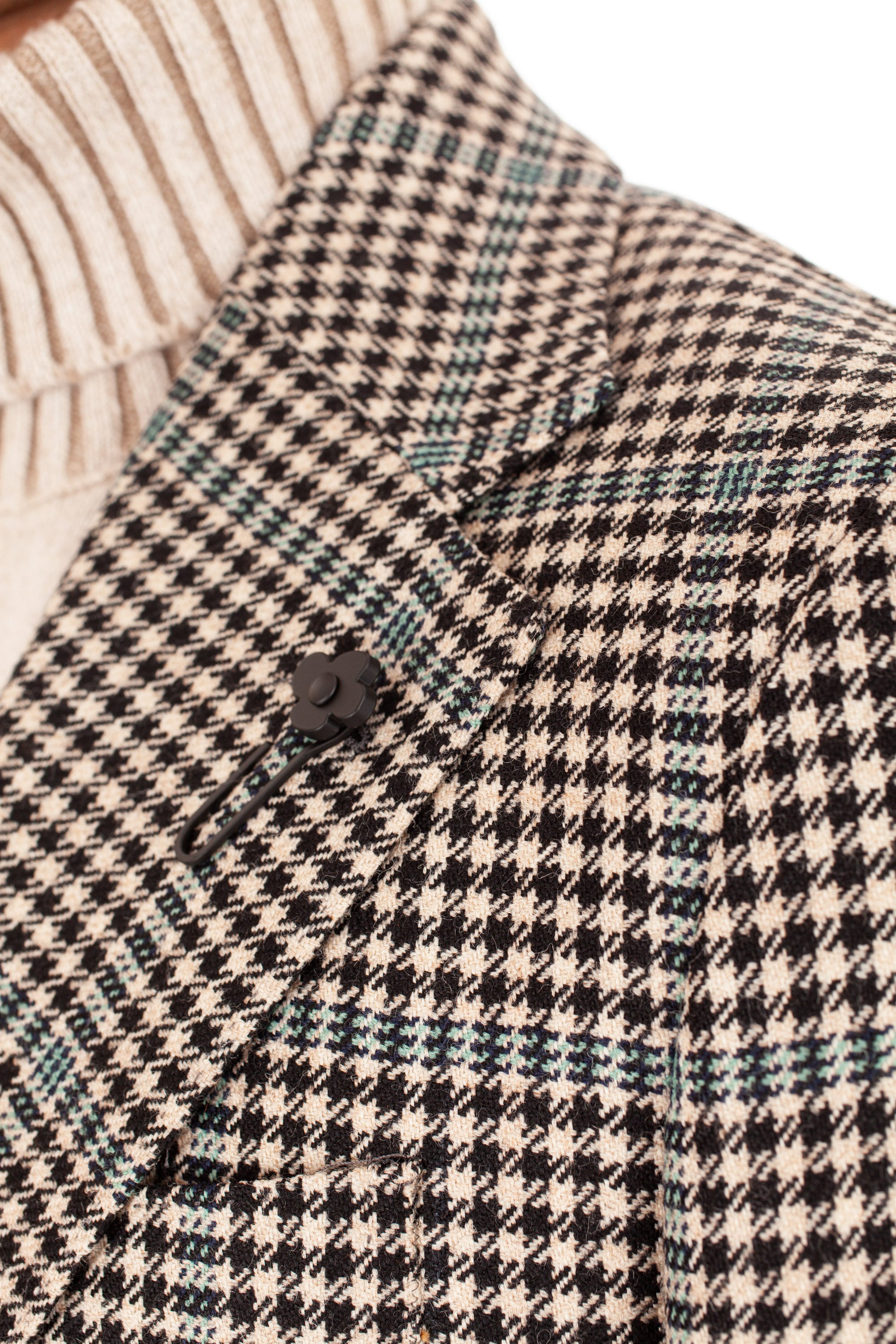 Wool check jacket