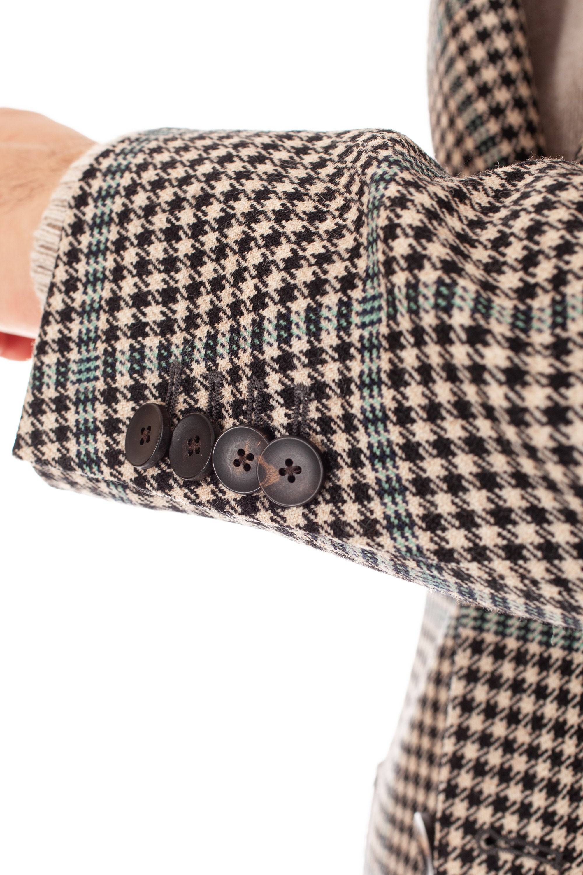 Wool check jacket