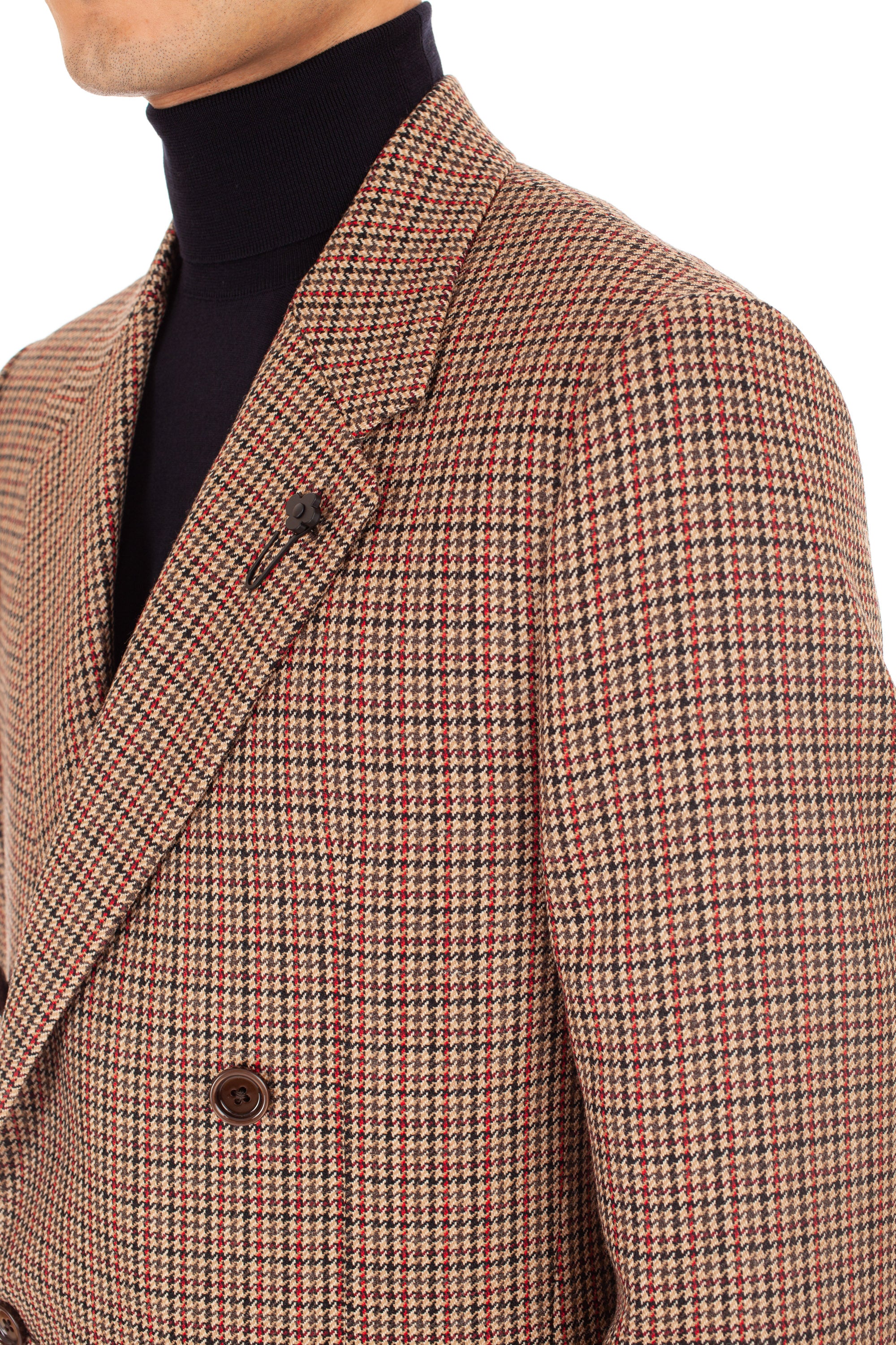 Lardini Giacca pied poule doppiopetto in lana IT6740E ITSK61541 300RO 
