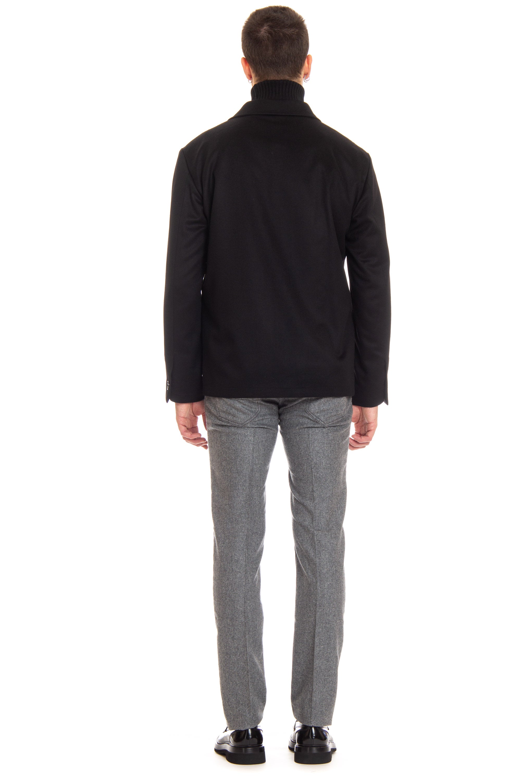Lardini Overshirt in lana/cashmere ITUGO3 ITSK61547 999 