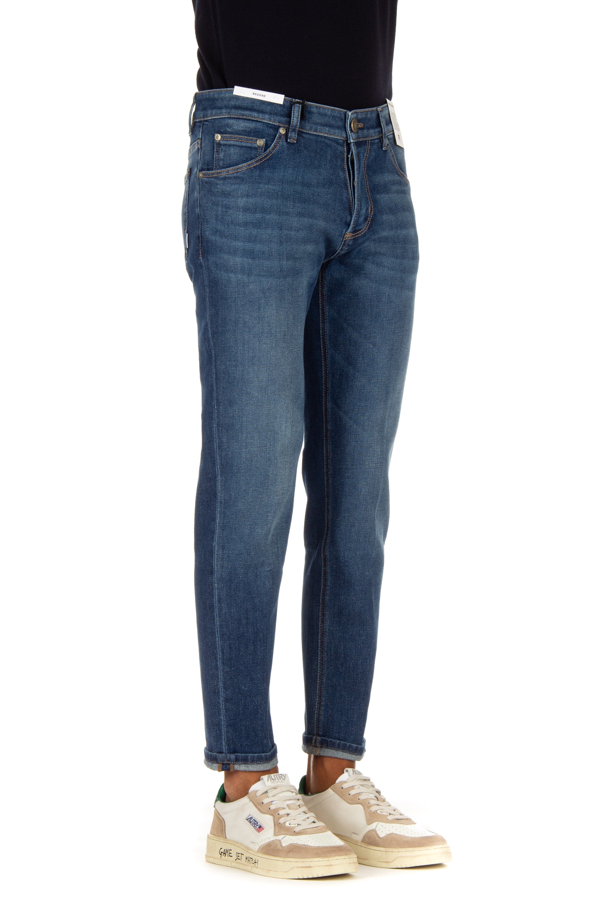 Jeans denim reggae fit lavaggio medio